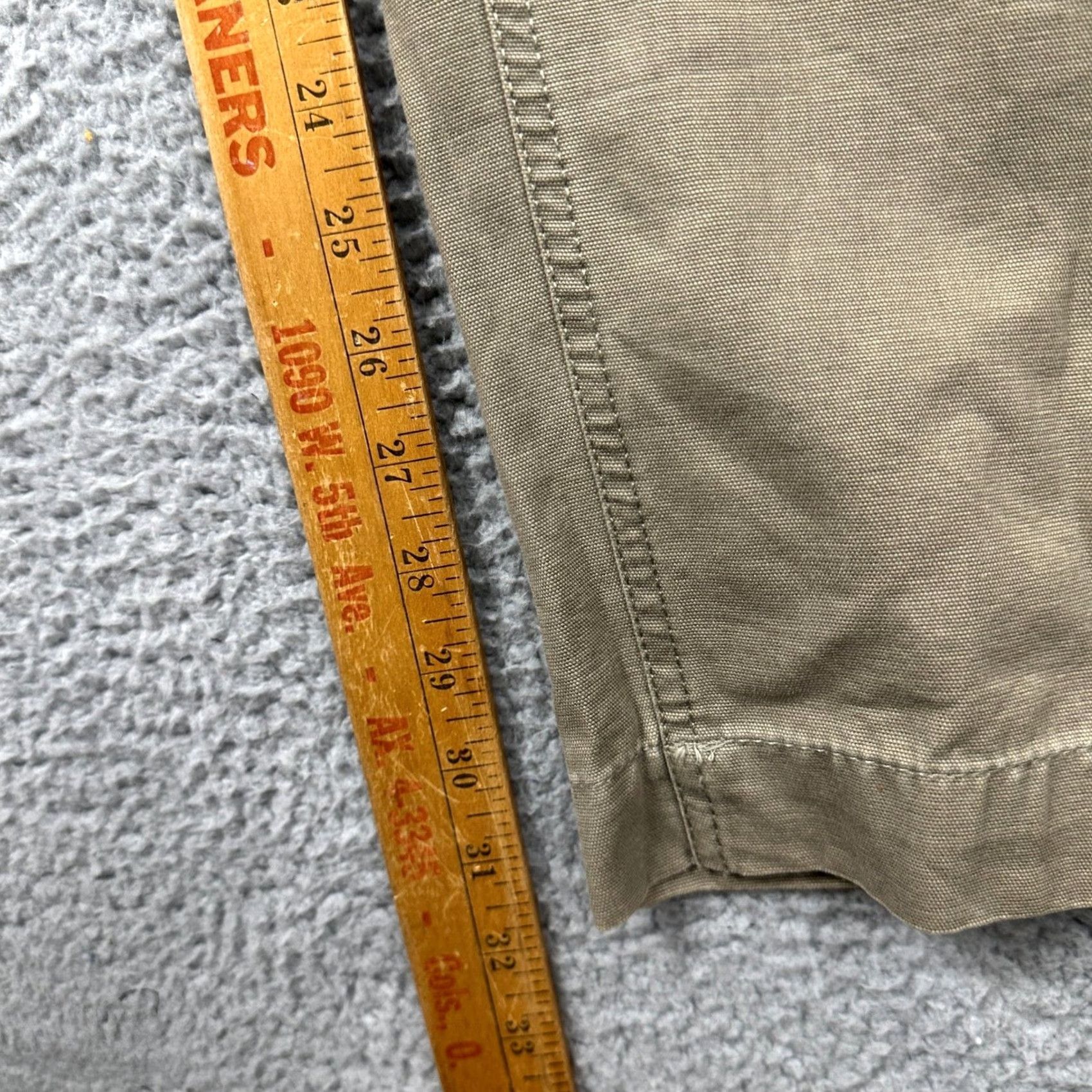 Old Navy Old Navy Cargo Pants Men 40x32 Tan Canvas Straight Leg Cargo Belted Utility Pockets EUC Size US 40 / EU 56 - 5 Thumbnail