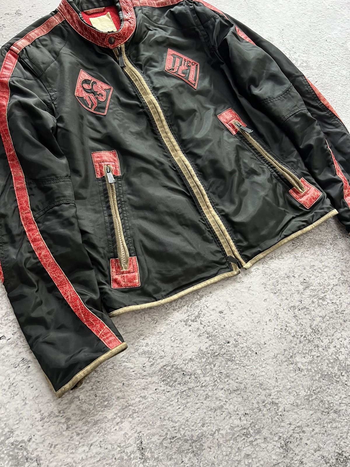Diesel Vintage Diesel Leather Logo Jacket Size US L / EU 52-54 / 3 - 6 Thumbnail