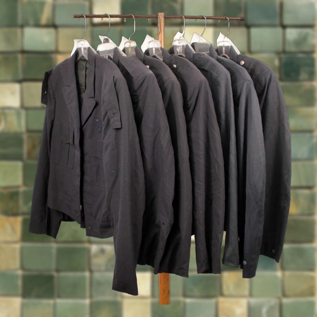 Vintage VINTAGE Mens Police Uniform Jacket Lot AS IS Navy Blue 60s 70s Work Jacket Size M 7 Pieces Mens Size US M / EU 48-50 / 2 - 1 Thumbnail
