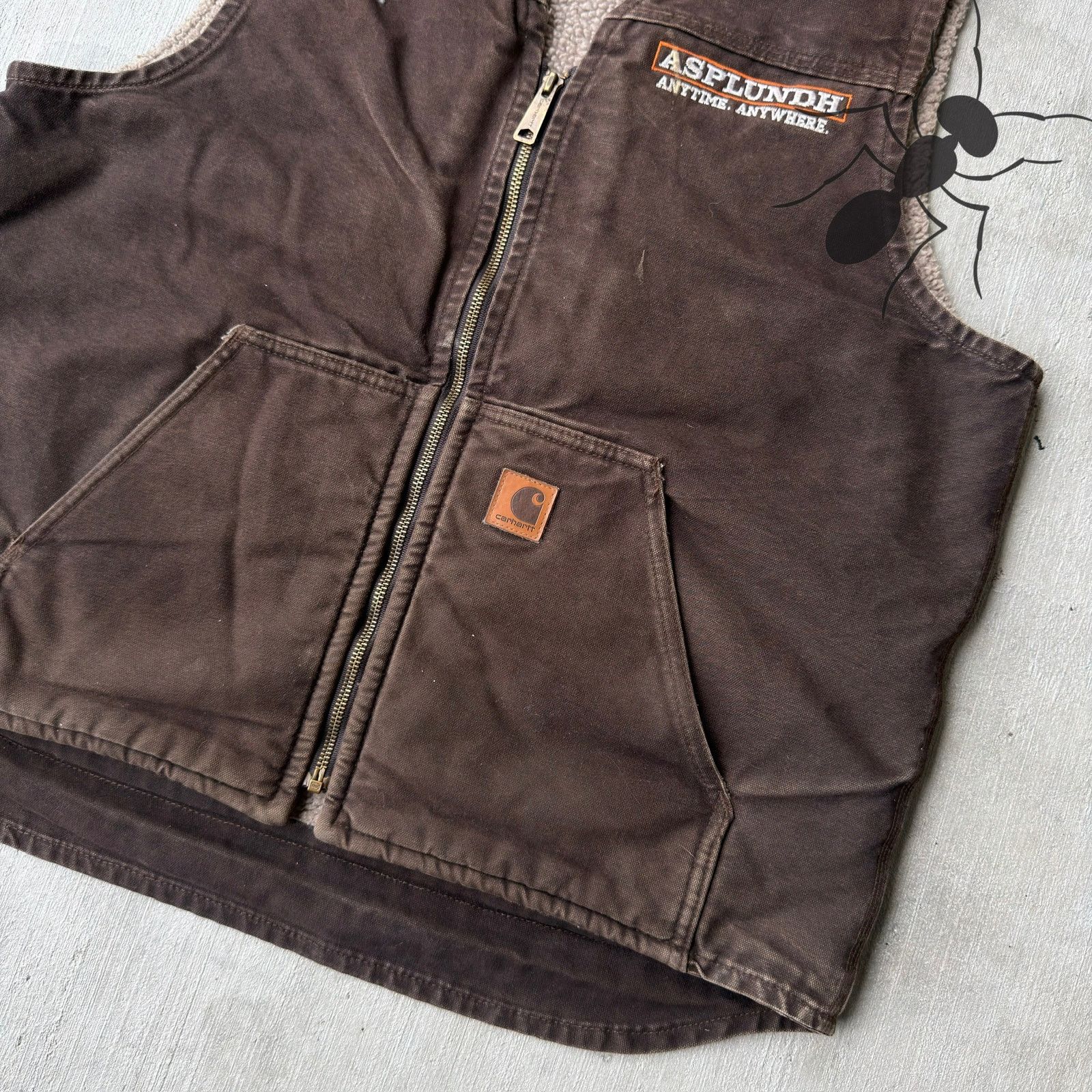 Carhartt × Vintage Carhartt V26 DKB brown work wear vest Size US L / EU 52-54 / 3 - 2 Thumbnail