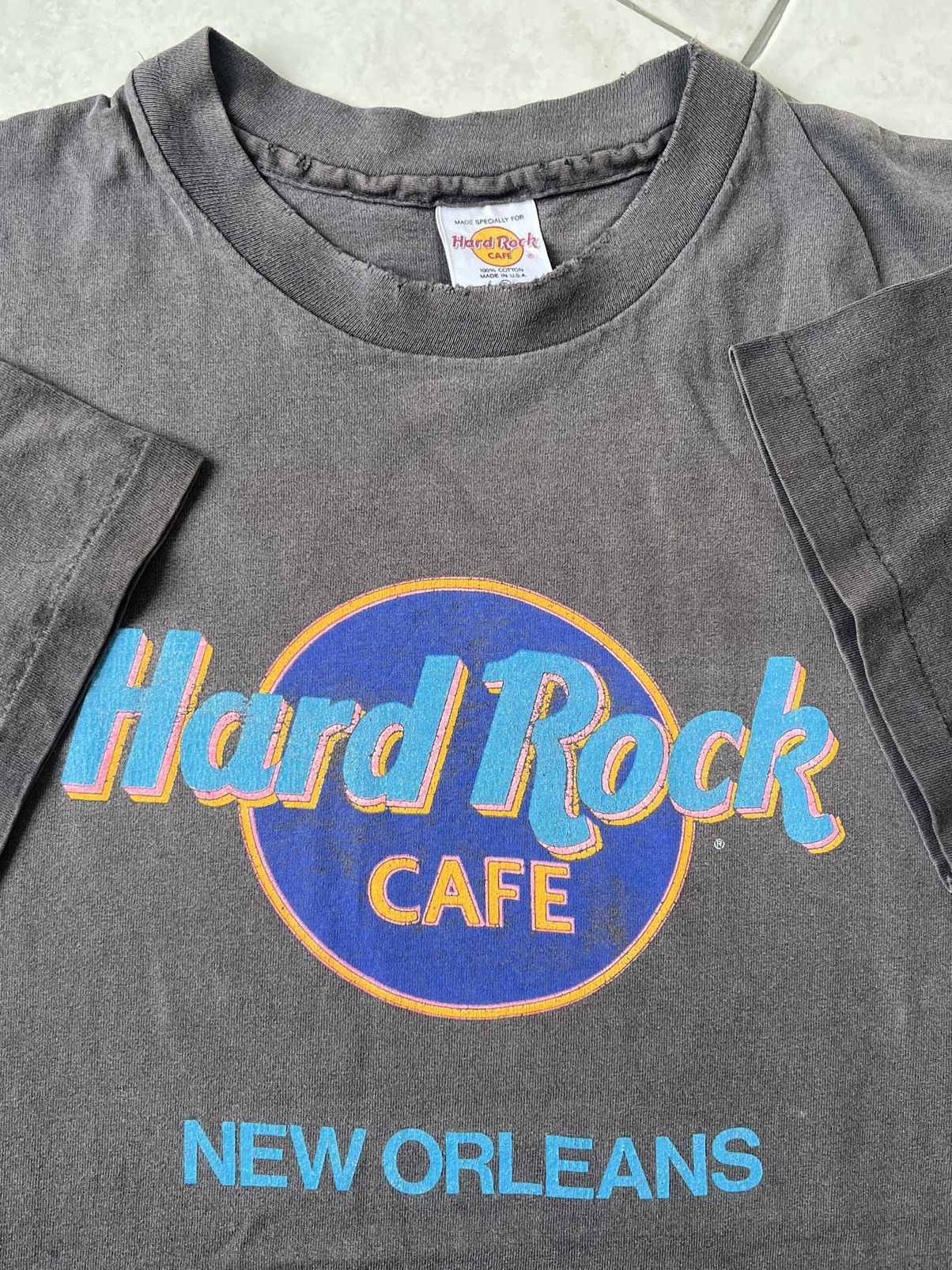 Hard Rock Cafe Thrashed Faded Hard Rock Cafe Tees Size US L / EU 52-54 / 3 - 1 Thumbnail