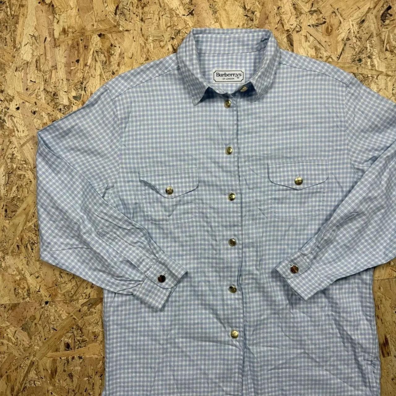 Burberry Burberry Brit Checkered Shirt Casual Blue Designer Size US M / EU 48-50 / 2 - 3 Thumbnail