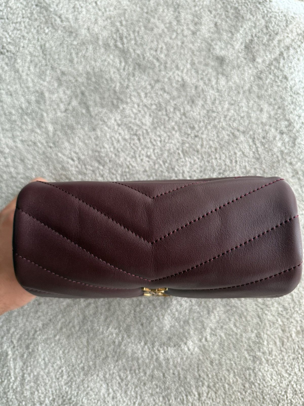 Yves Saint Laurent Saint Laurent Bordeaux Loulou Toy Crossbody Bag Size ONE SIZE - 12 Thumbnail