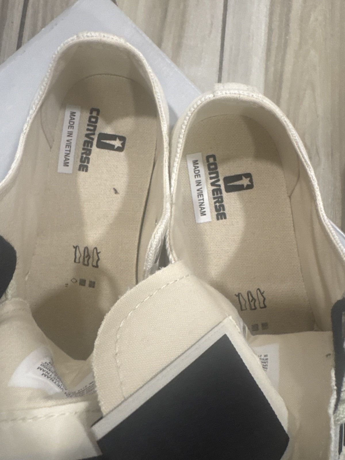 Converse × Rick Owens Drkshdw drkstar rick owens converse Size US 10.5 / EU 43-44 - 2 Thumbnail