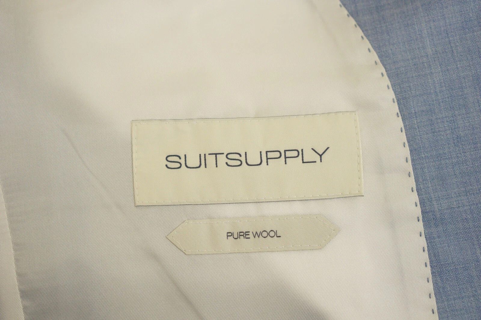 Suitsupply Men Suitsupply Suit Lazio Single Breasted Blue Angelico US38 Size 38R - 6 Thumbnail