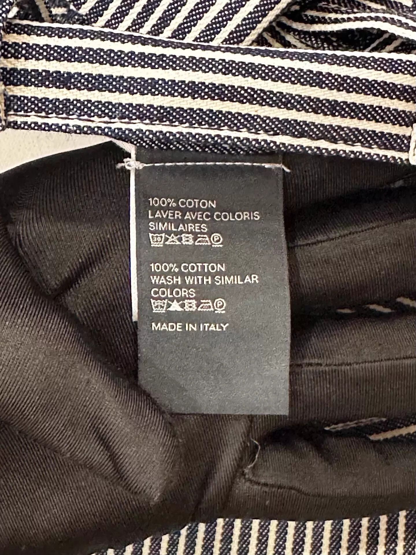 Celine Celine Wmns All-Over Print B&W Strip Logo Pants 27 Size 27" / US 4 / IT 40 - 7 Thumbnail