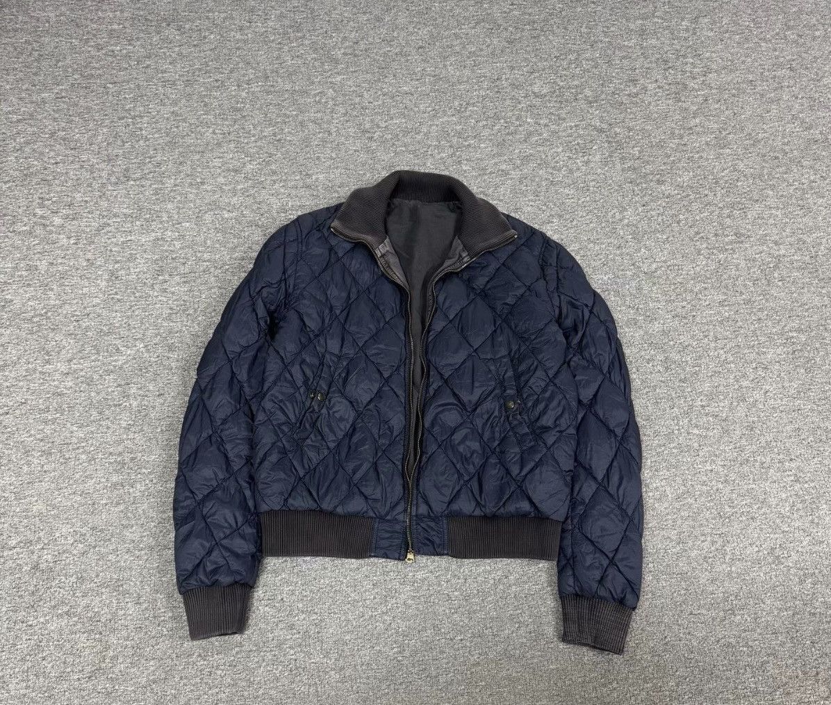 Burberry Burberry Reversible Blue Jacket J16 Size US M / EU 48-50 / 2 - 1 Thumbnail