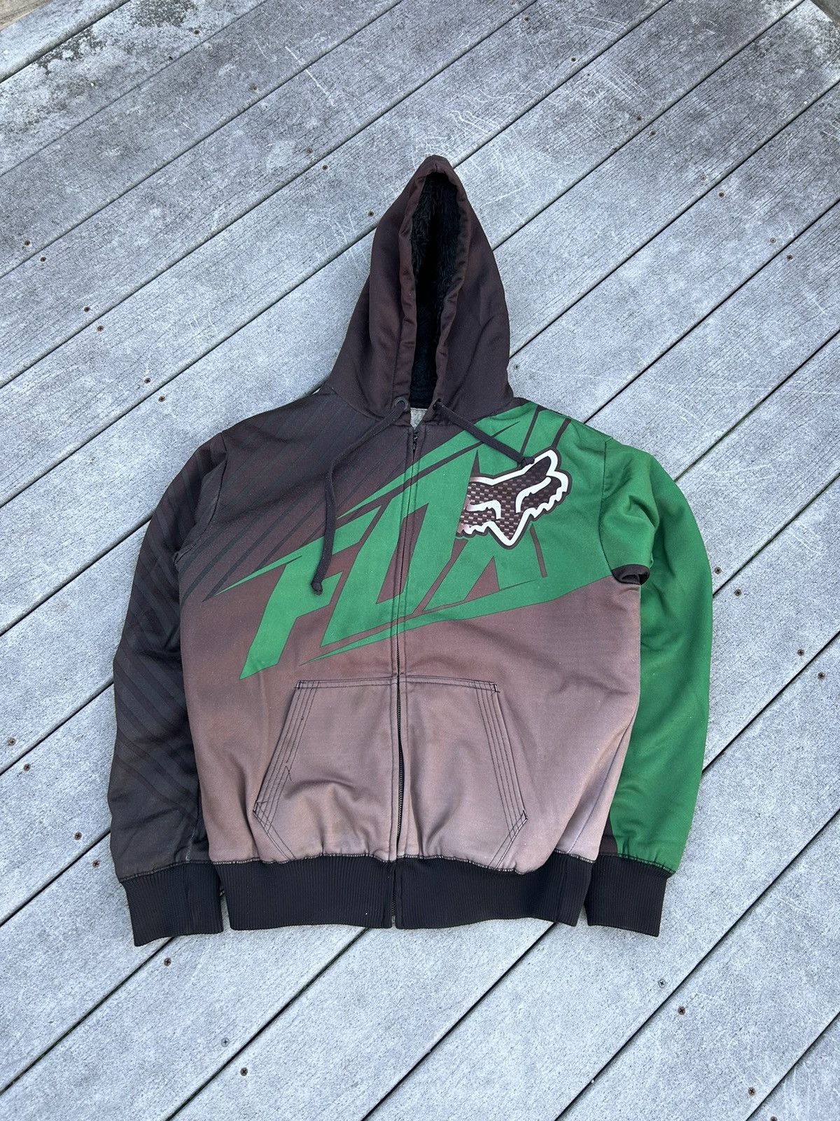 Fox Racing × Vintage Y2K Fox Racing Hoodie Size US L / EU 52-54 / 3 - 1 Thumbnail