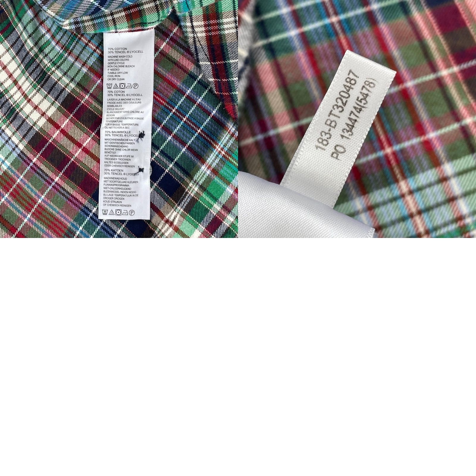 Tommy Bahama Tommy Bahama Fore Shore Flannel Shirt Men 2XLT Tall Multi Plaid Long Sleeve NWT Tailored Button-Up Size US XXL / EU 58 / 5 - 8 Thumbnail