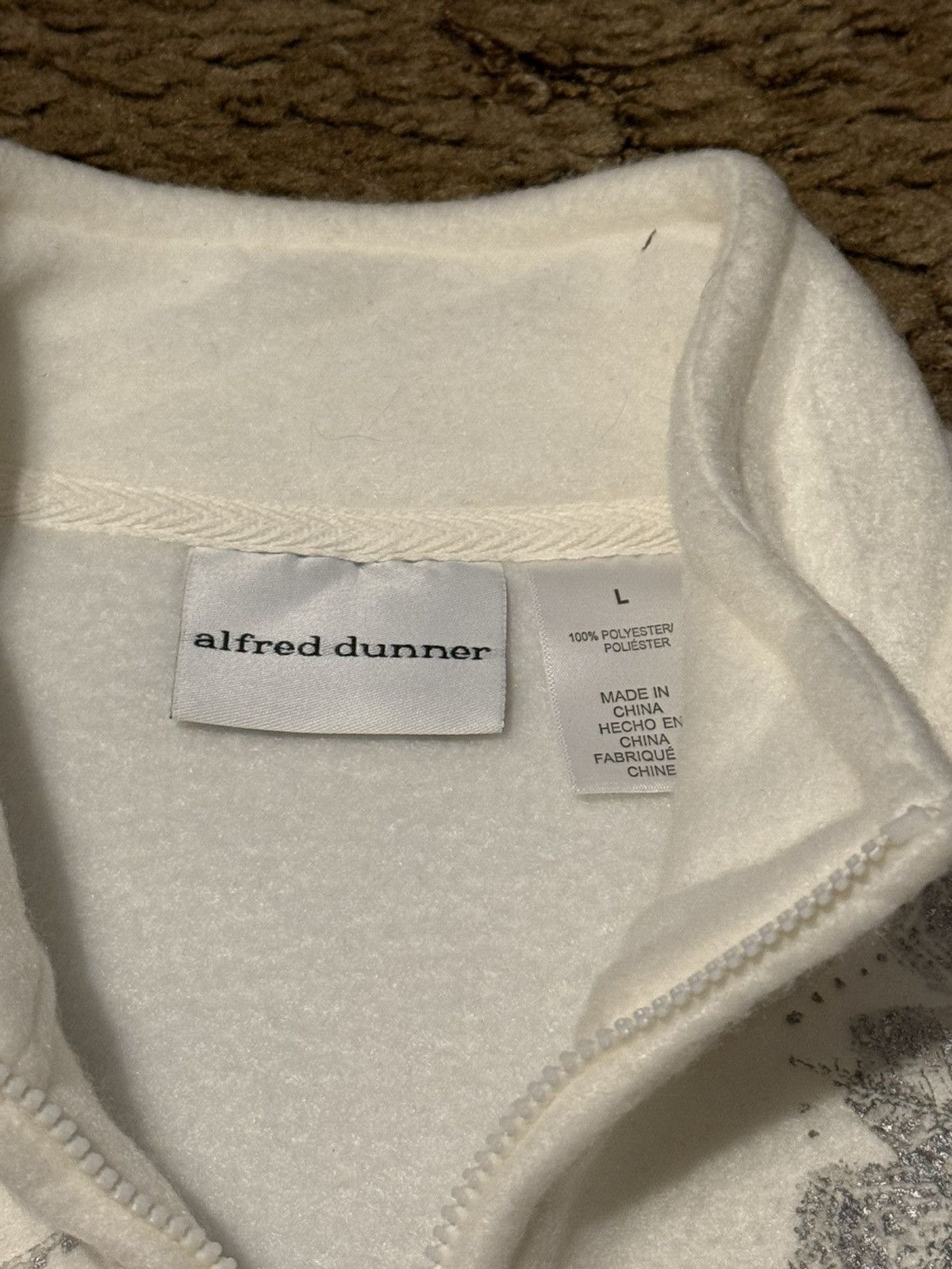 Vintage Alfred Dunner Rhinestone Snowflake Sweater White Large Size US L / EU 52-54 / 3 - 5 Thumbnail
