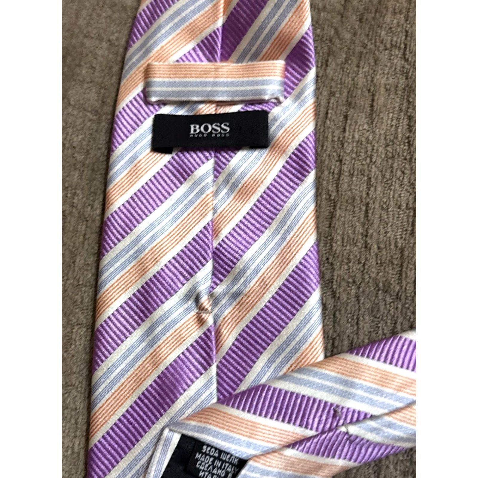 Hugo Boss HUGO BOSS Mens Silk Necktie Tie MINT Size ONE SIZE - 5 Thumbnail