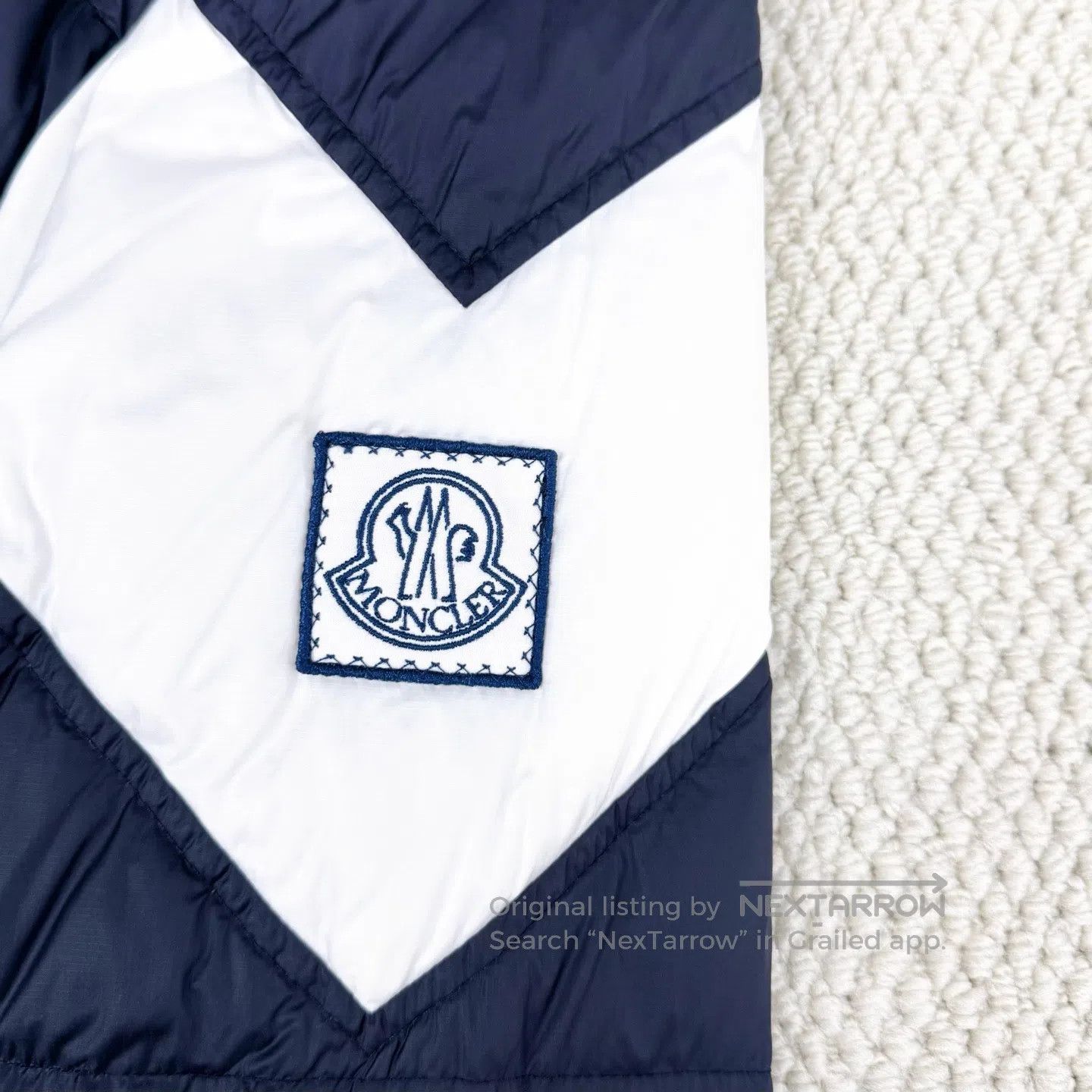 Moncler Moncler Inner Color Block Full-Print Sleeve Logo Goose Dow Size US L / EU 52-54 / 3 - 4 Thumbnail