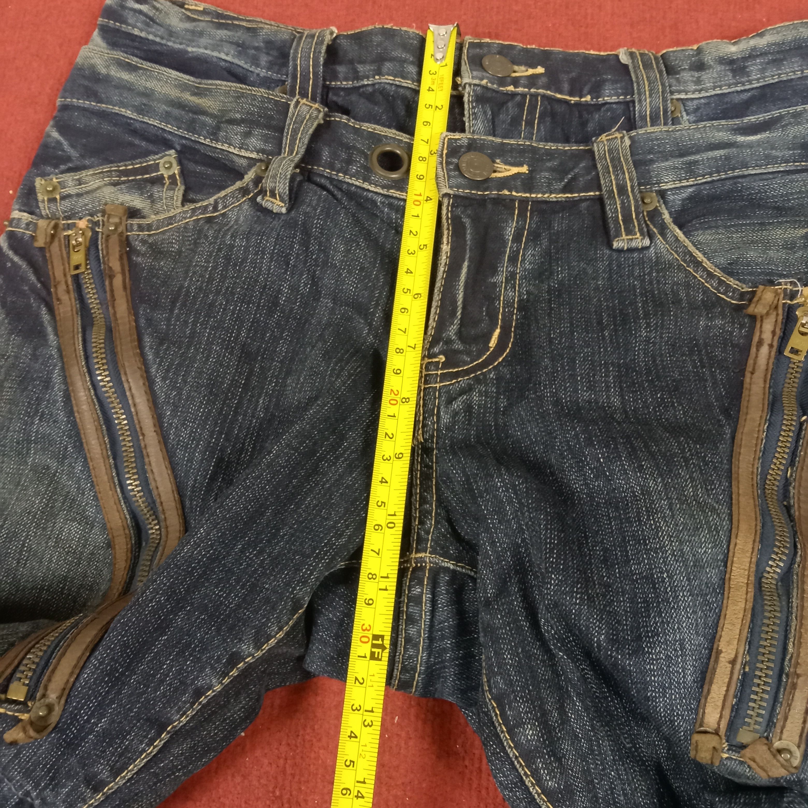 Japanese Brand × PPFM × Vintage PPFM Japanese Brand Fashion Rock Punk Style Jeans Size US 31 - 12 Thumbnail
