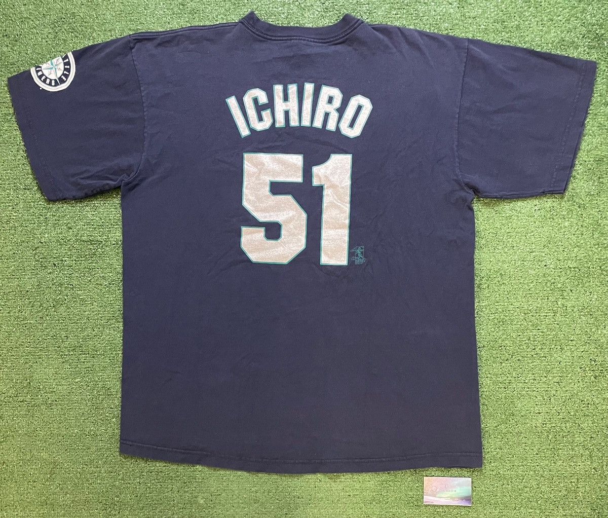Majestic × Other Vintage 1990s Seattle Mariners Ichiro #51 player tee Size US XL / EU 56 / 4 - 2 Thumbnail