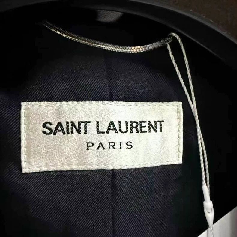 Saint Laurent Paris Saint Laurent Paris Double zipper snake bone chain suit jac Size US M / EU 48-50 / 2 - 3 Thumbnail