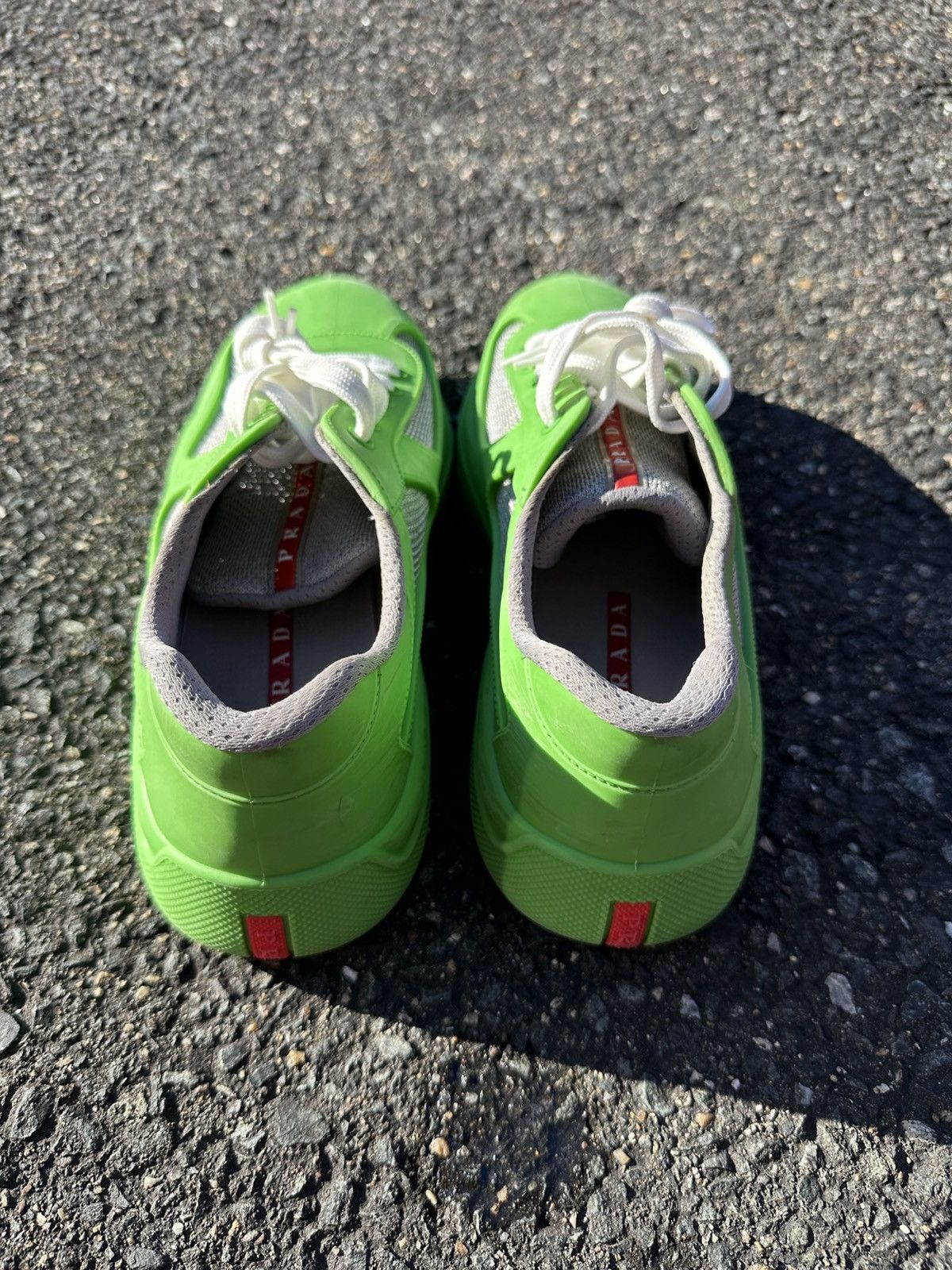 Prada Prada America’s Cup Soft Rubber Green Size US 7 / EU 40 - 7 Thumbnail