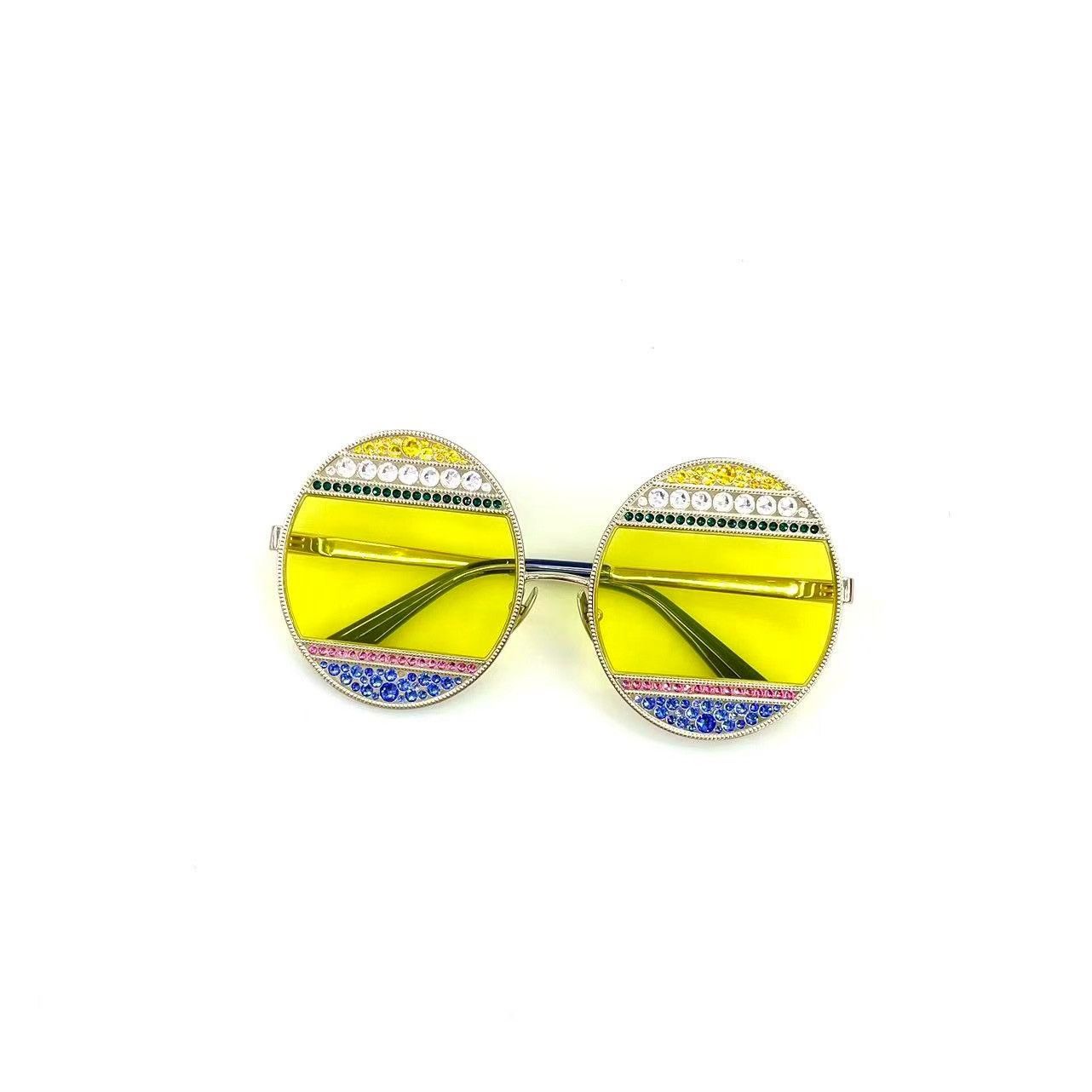 Dolce & Gabbana Dolce & Gabbana DG2209B gold oval metal sunglasses Size ONE SIZE - 2 Thumbnail