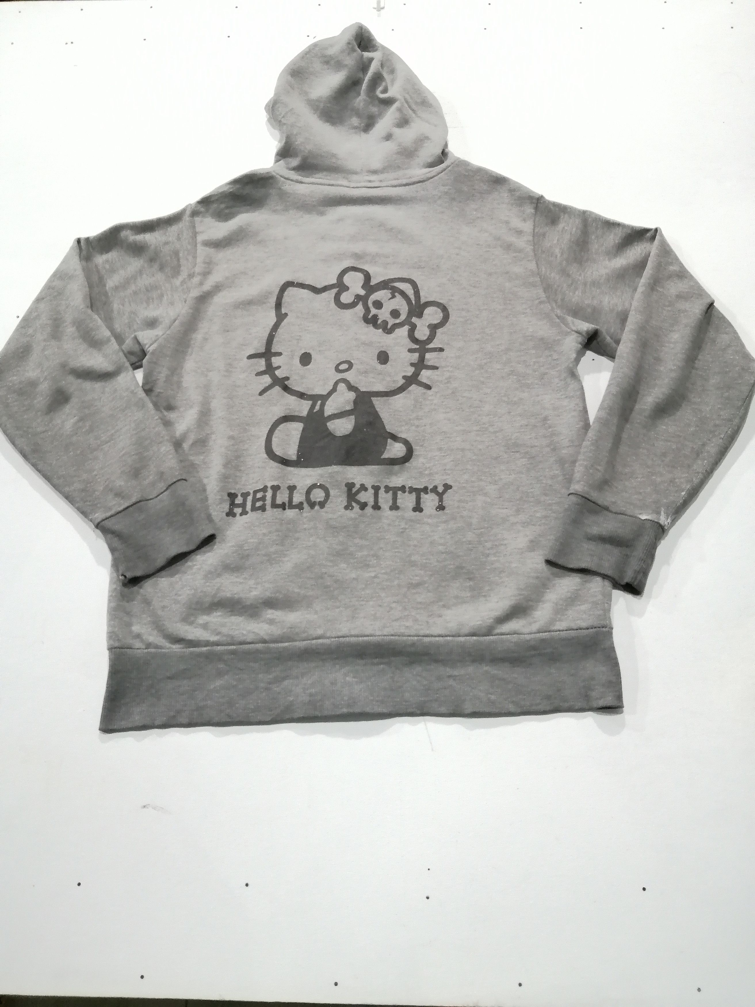 Cartoon Network × Designer Vintage Hello Kitty Big Logo Zipper Hoodie Sweater Size US L / EU 52-54 / 3 - 7 Thumbnail