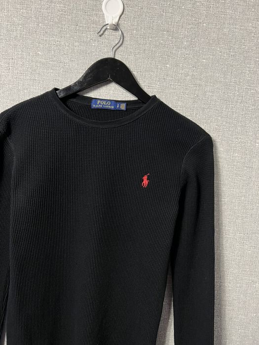 Ralph Lauren Polo Ralph Lauren Waffle-Knit Long Sleeve Pony Logo | Grailed