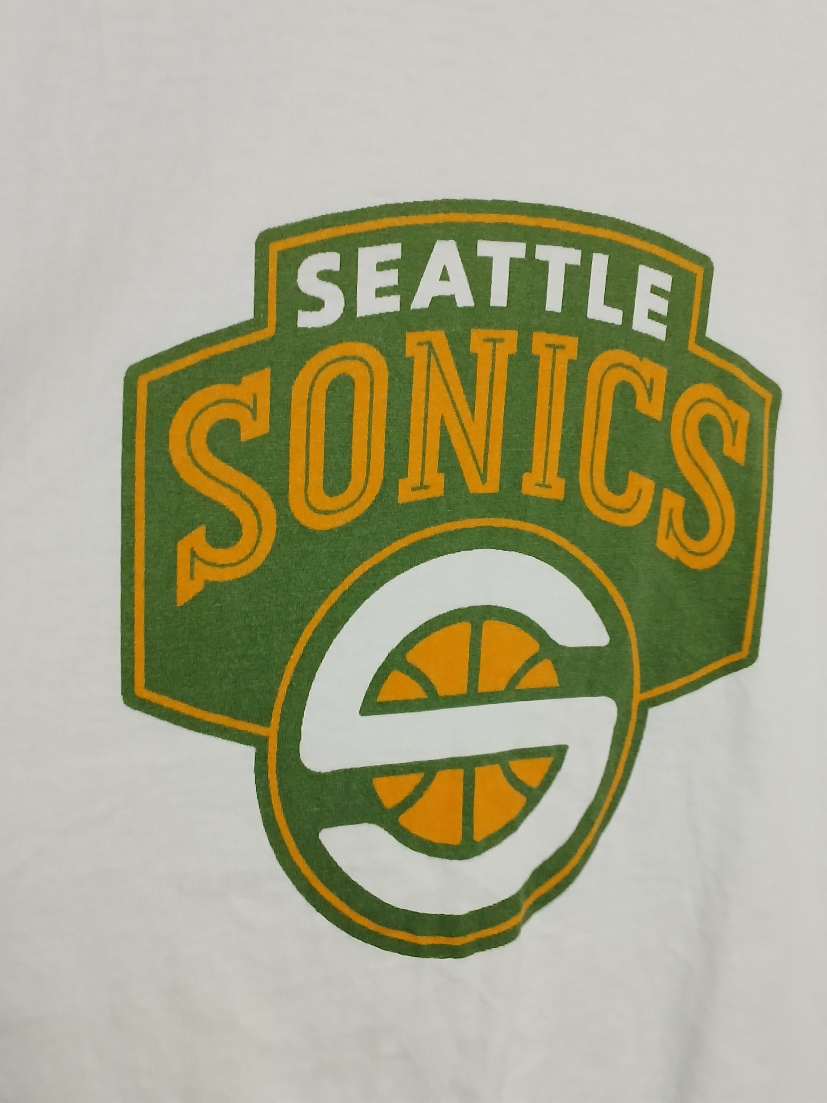 NBA NBA Seattle Sonics Basketball T-Shirt Size US L / EU 52-54 / 3 - 3 Thumbnail