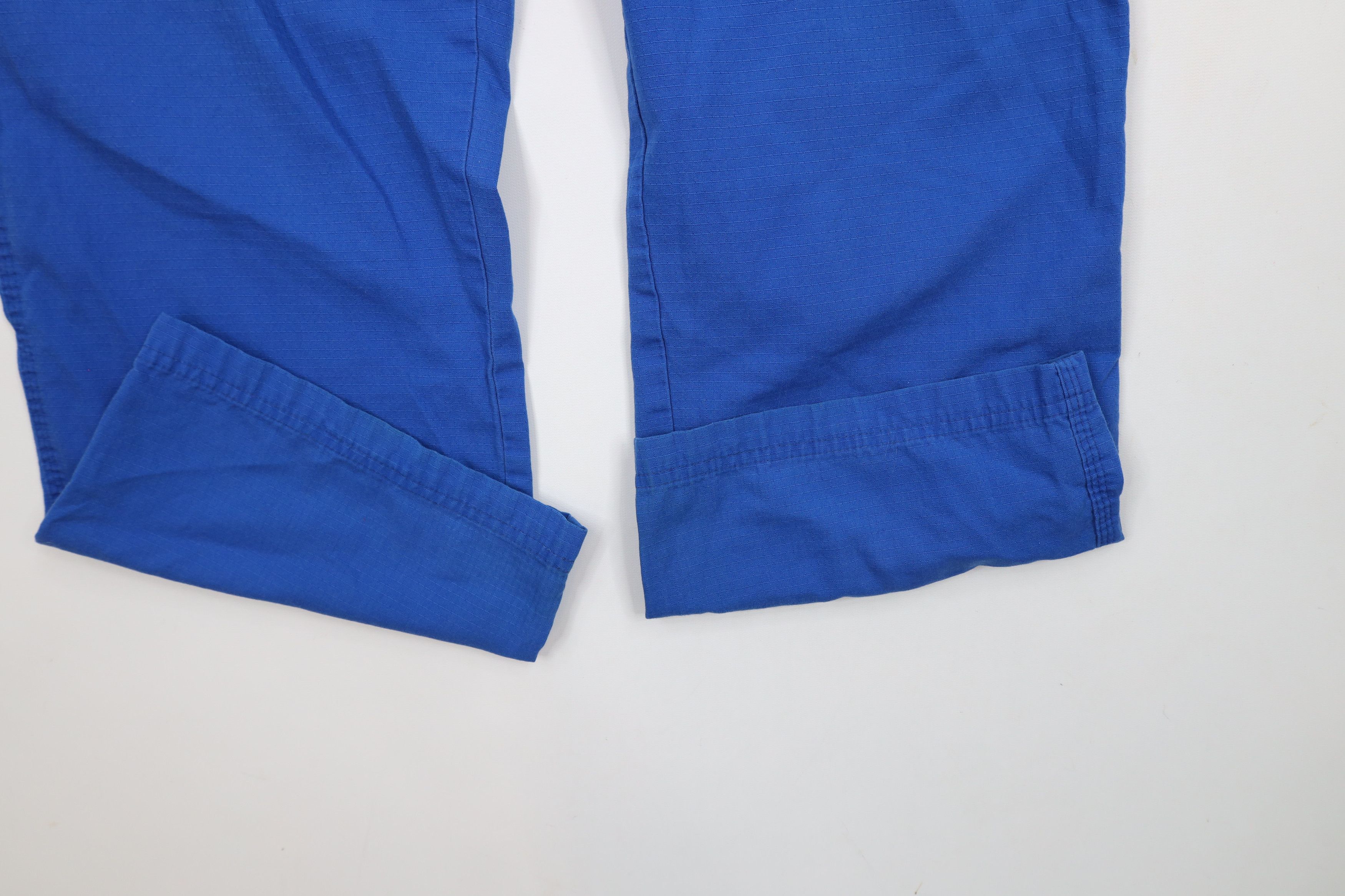 Carhartt × Vintage Vintage Y2K Carhartt Wide Leg Cargo Pants Blue Cotton Size US 34 / EU 50 - 5 Thumbnail