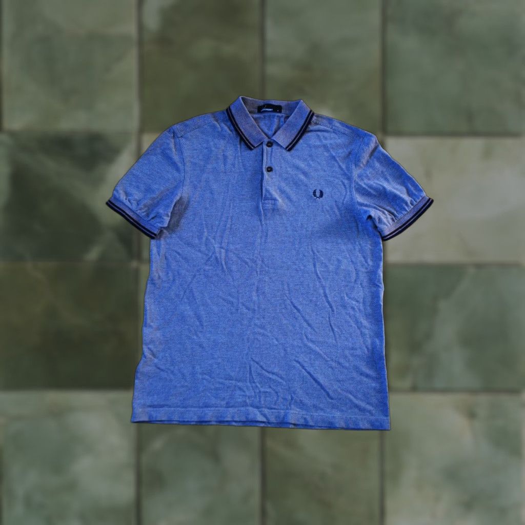 Fred Perry FRED PERRY Polo Shirt M3600 Classic 100% Cotton MELANGE Color MELANGE COLOR Men Size M Size US M / EU 48-50 / 2 - 1 Thumbnail