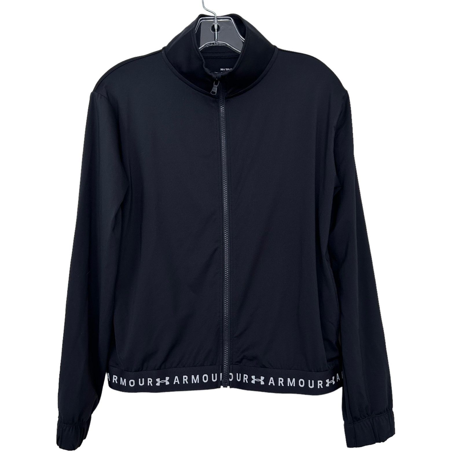 Under Armour Under Armour Black Full Zip Athletic Jacket Sz XS Size XS / US 0-2 / IT 36-38 - 1 Thumbnail