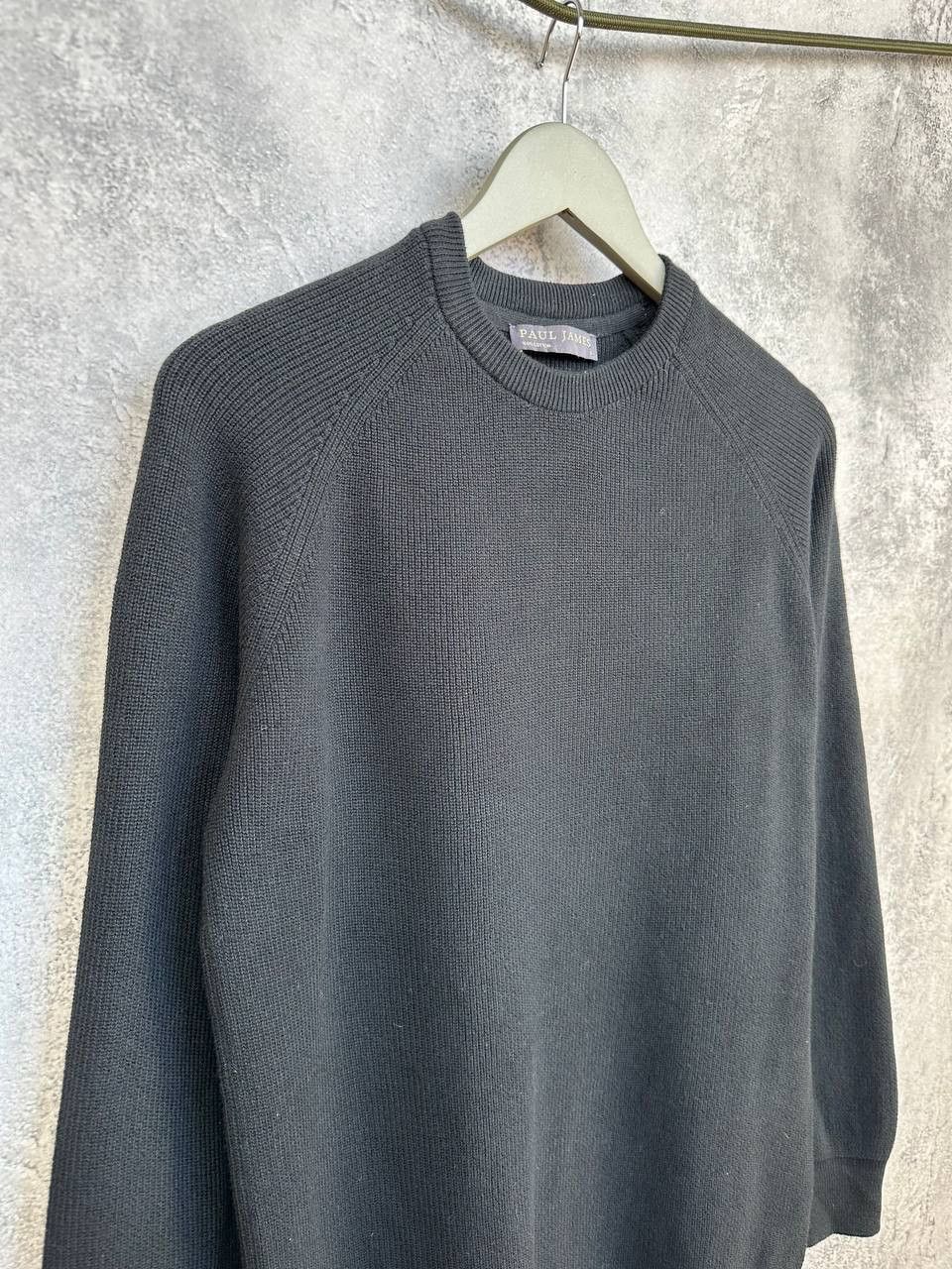 Paul James Paul James Waffle Knit Sweater Black Crew Jumper Sweatshirt Size US S / EU 44-46 / 1 - 3 Thumbnail