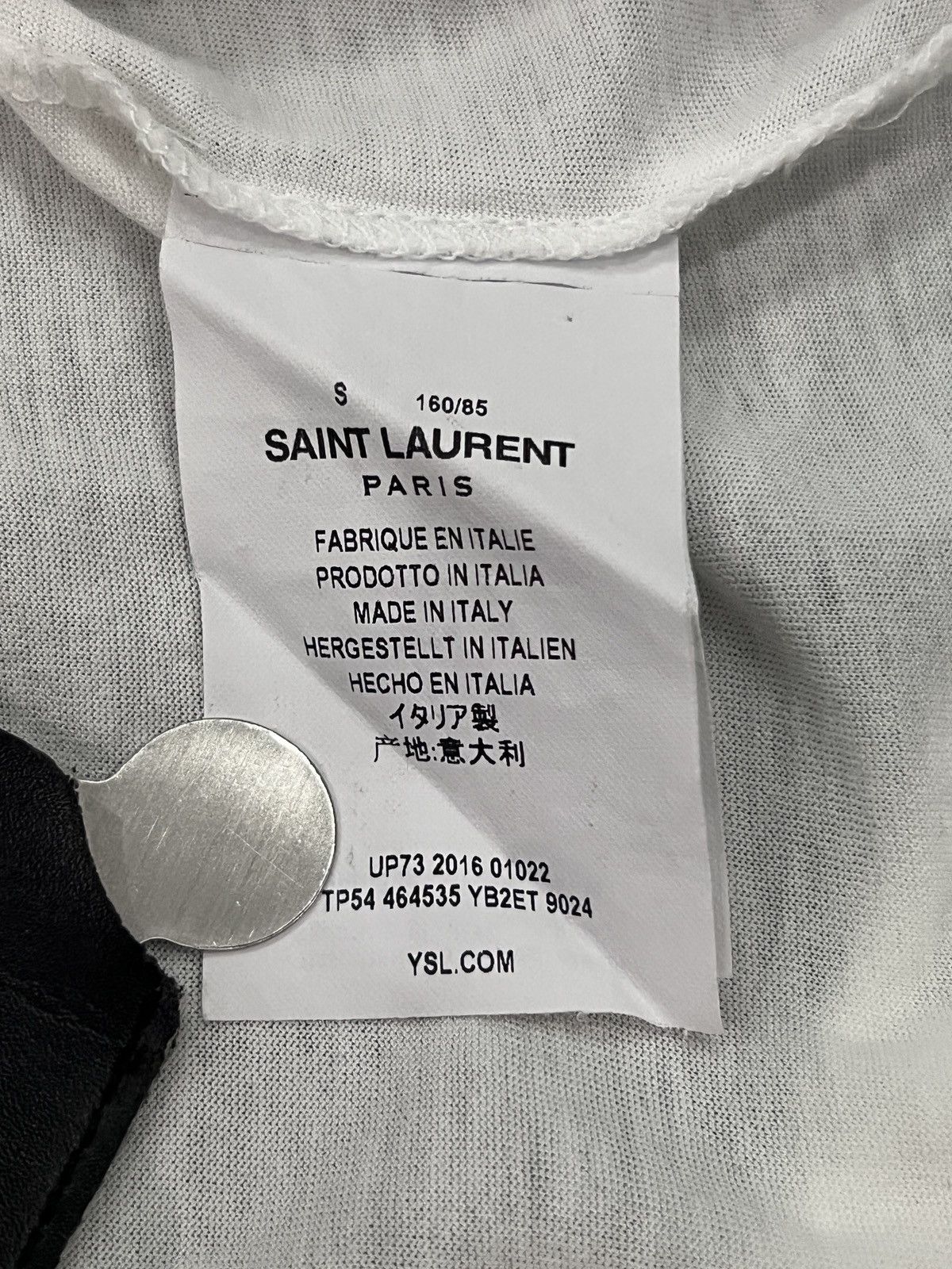 Saint Laurent Paris Saint Laurent Paris by Hedi Slimane 2016 Distressed Badge Lo Size US S / EU 44-46 / 1 - 15 Thumbnail