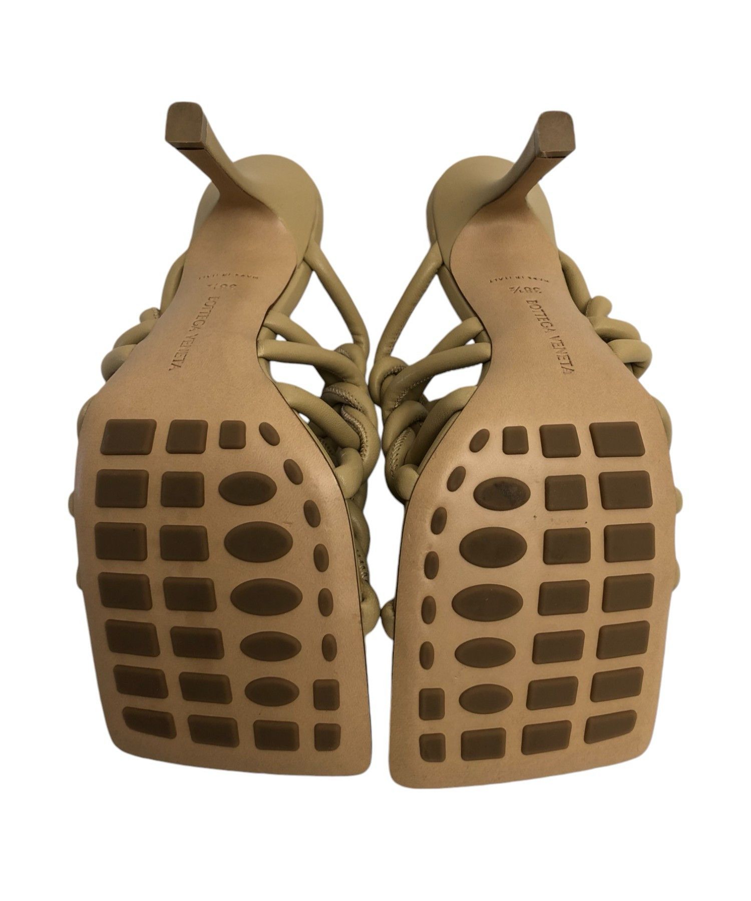Bottega Veneta Bottega Veneta Stretch 90 Leather Mules in Cane Sugar 38.5 Size US 8.5 / IT 38.5 - 8 Thumbnail