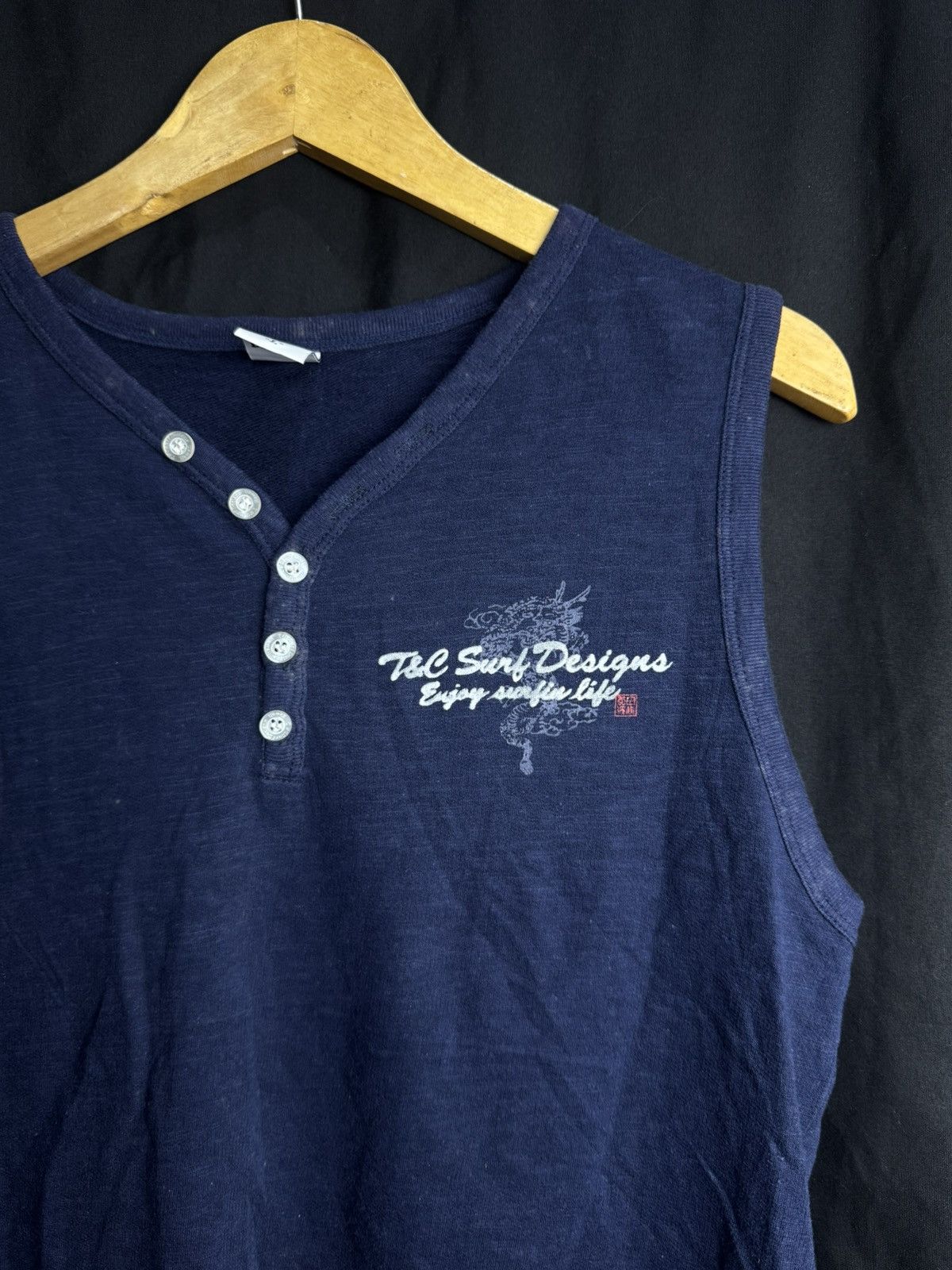 Japanese Brand × Vintage Japanesw Tanktop Dragon T&C Ifsix Lgb Styled Size US M / EU 48-50 / 2 - 4 Thumbnail