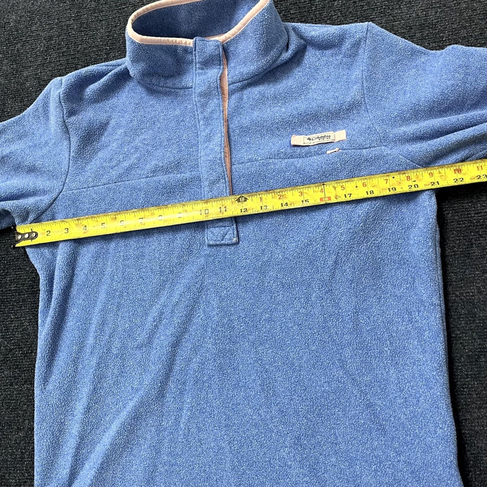 Vintage VINTAGE? No. Columbia Fleece Pullover Jacket Womens L Blue Pink Trim Quarter Snap Outdoor Ski Size L / US 10 / IT 46 - 6 Thumbnail