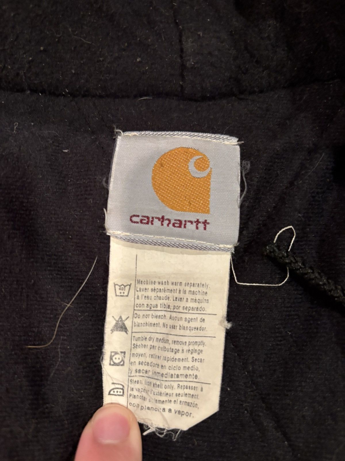 Carhartt Carhartt Hooded Vintage Jacket Size US XL / EU 56 / 4 - 4 Thumbnail