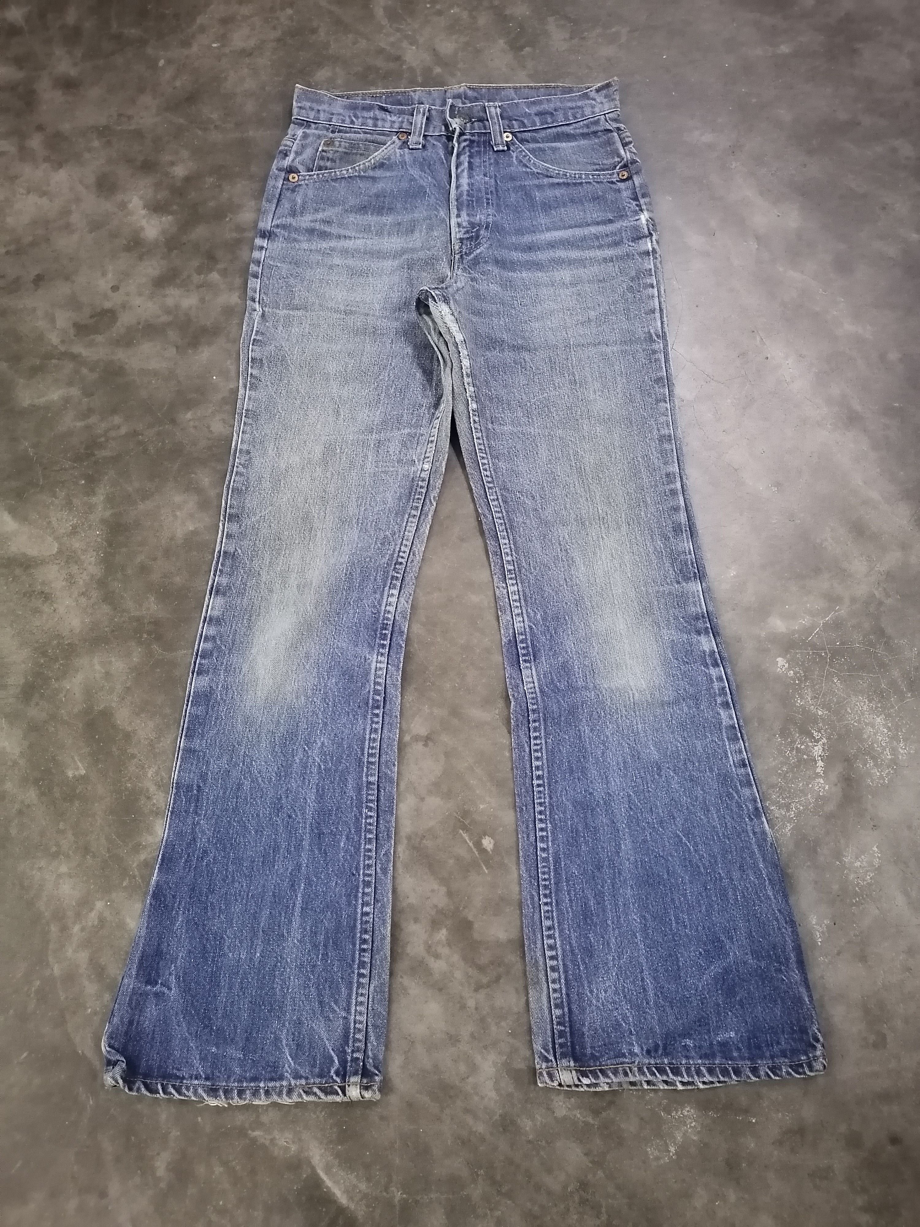 Levi's × Levi's Vintage Clothing Flare Vintage 70s Levi's 517 Orange Tab Stamp 8 Denim Pants Size US 27 - 1 Thumbnail