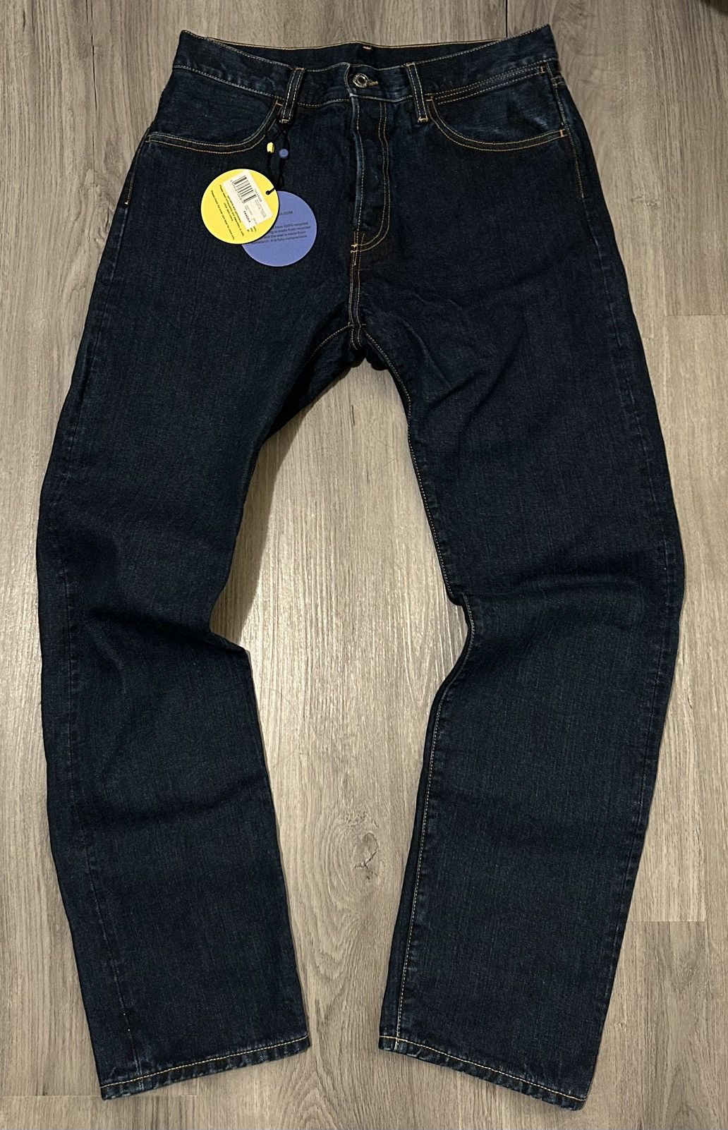 Pangaia PANGAIA Mens Nettle Denim Straight Leg Jeans Size US 30 / EU 46 - 1 Thumbnail