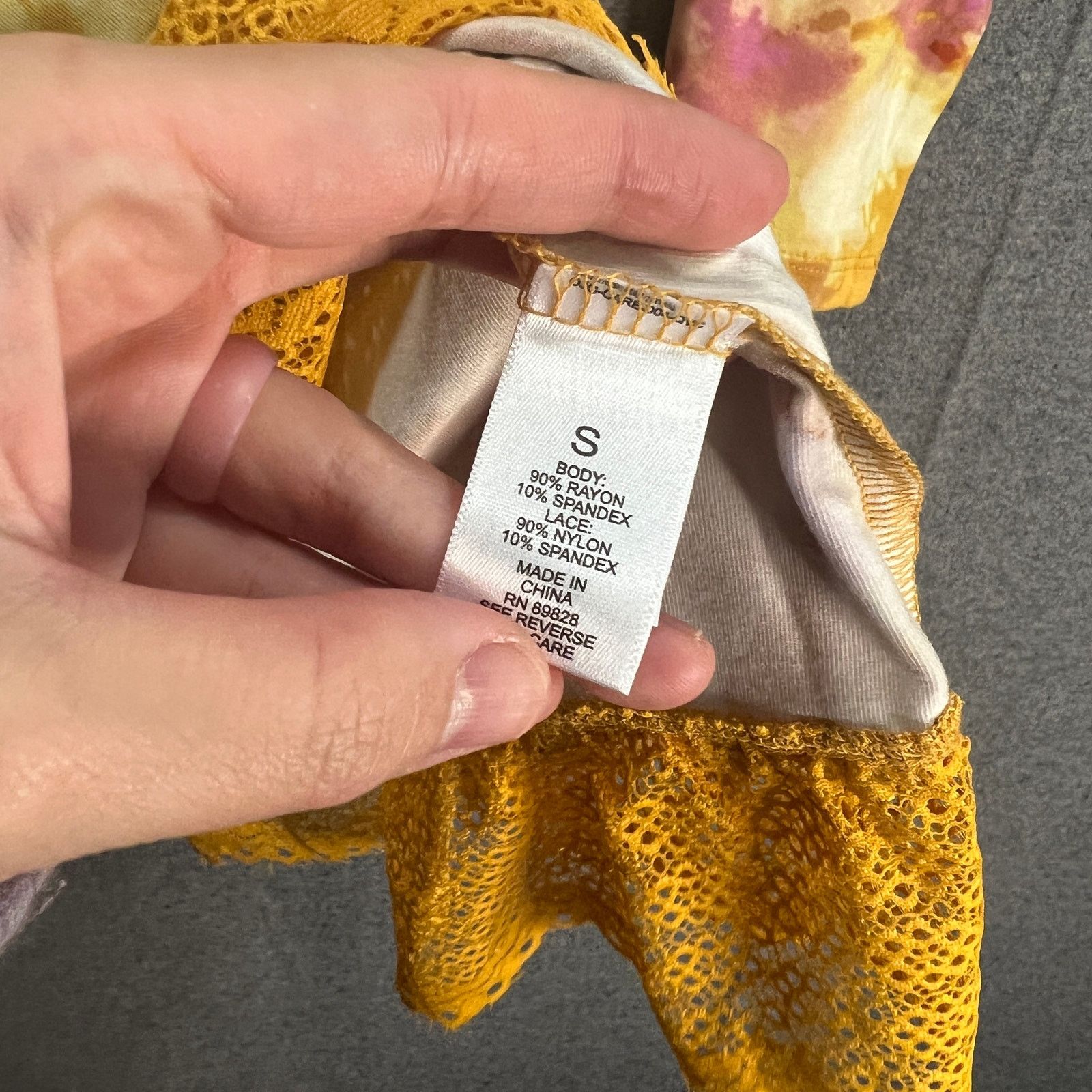 Other LOGO by Lori Goldstein Rayon 230 Printed Top with Size S / US 4 / IT 40 - 8 Thumbnail