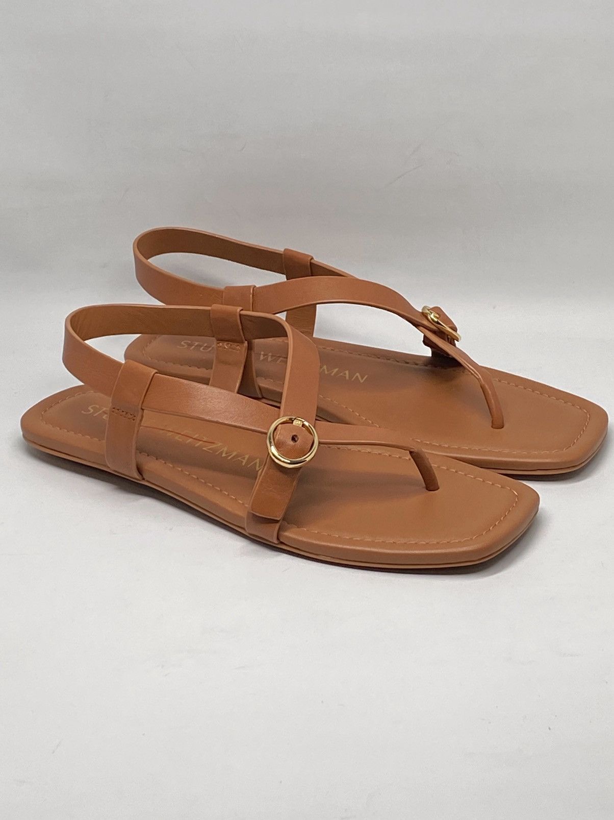 Stuart Weitzman Stuart Weitzman Benni Buckled Thong Sandals size 6 Size US 6 / IT 36 - 1 Thumbnail