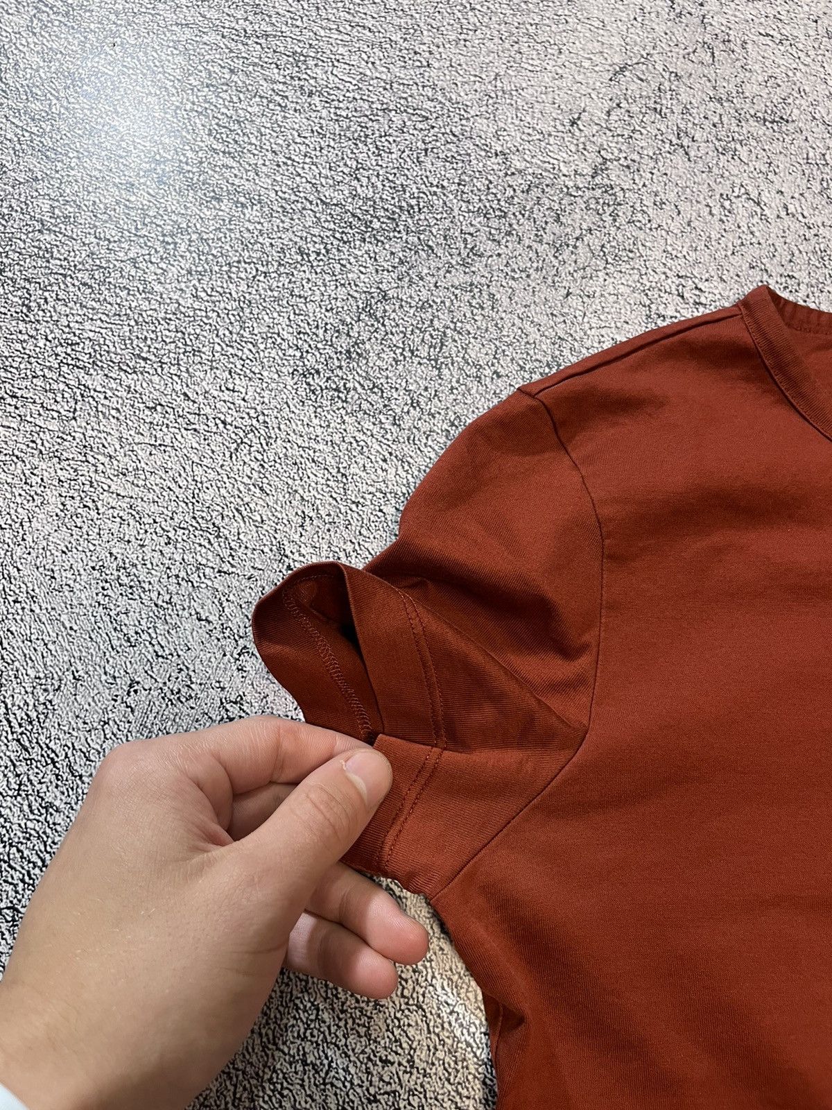 Loro Piana Loro Piana 2 Women T- Shirt Burnt Orange Cotton Knit Size 40 Size S / US 4 / IT 40 - 13 Thumbnail