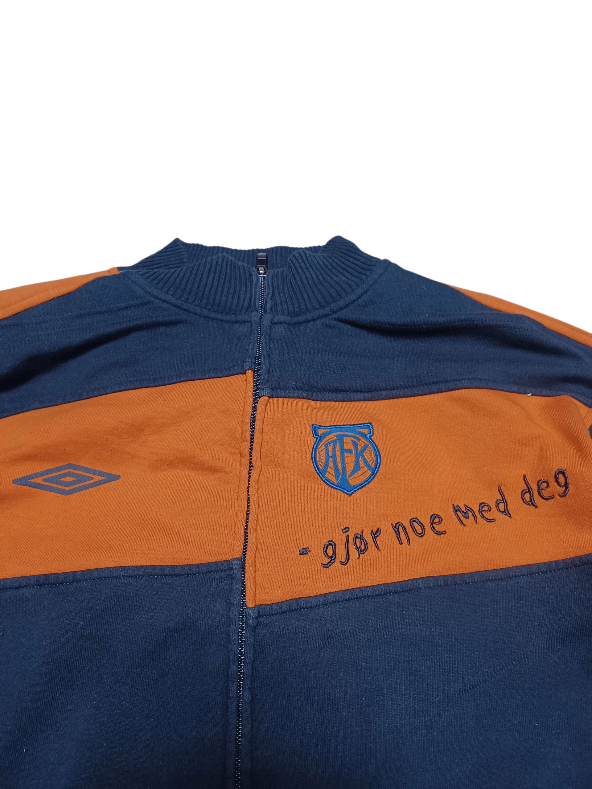 Umbro AALESUND UMBRO NORWAY VINTAGE SOCCER RARE TRACK JACKET Size US XL / EU 56 / 4 - 2 Thumbnail