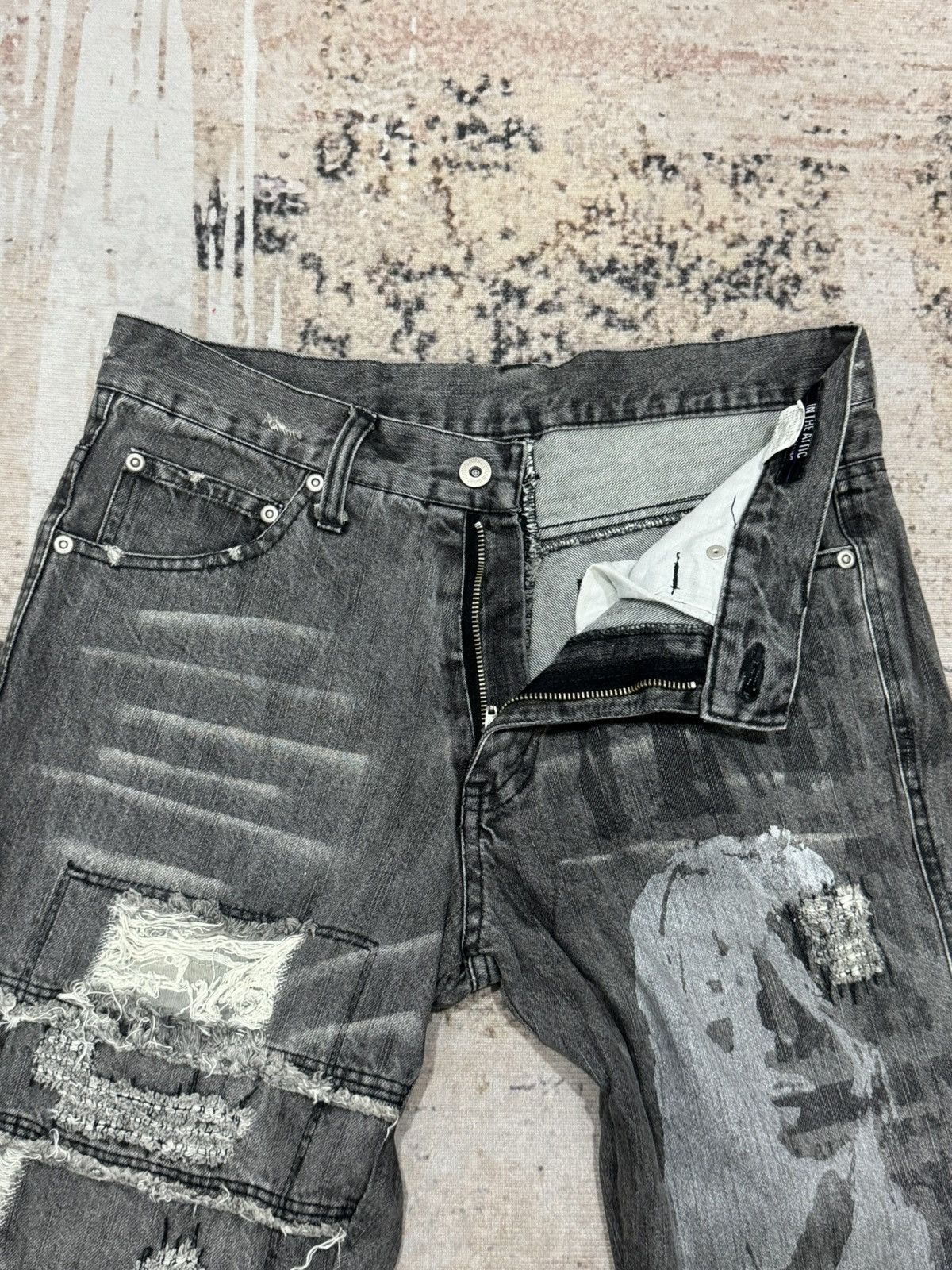 In The Attic In THE ATTIC - design like hysteric glamour distress jeans Size US 30 / EU 46 - 15 Thumbnail