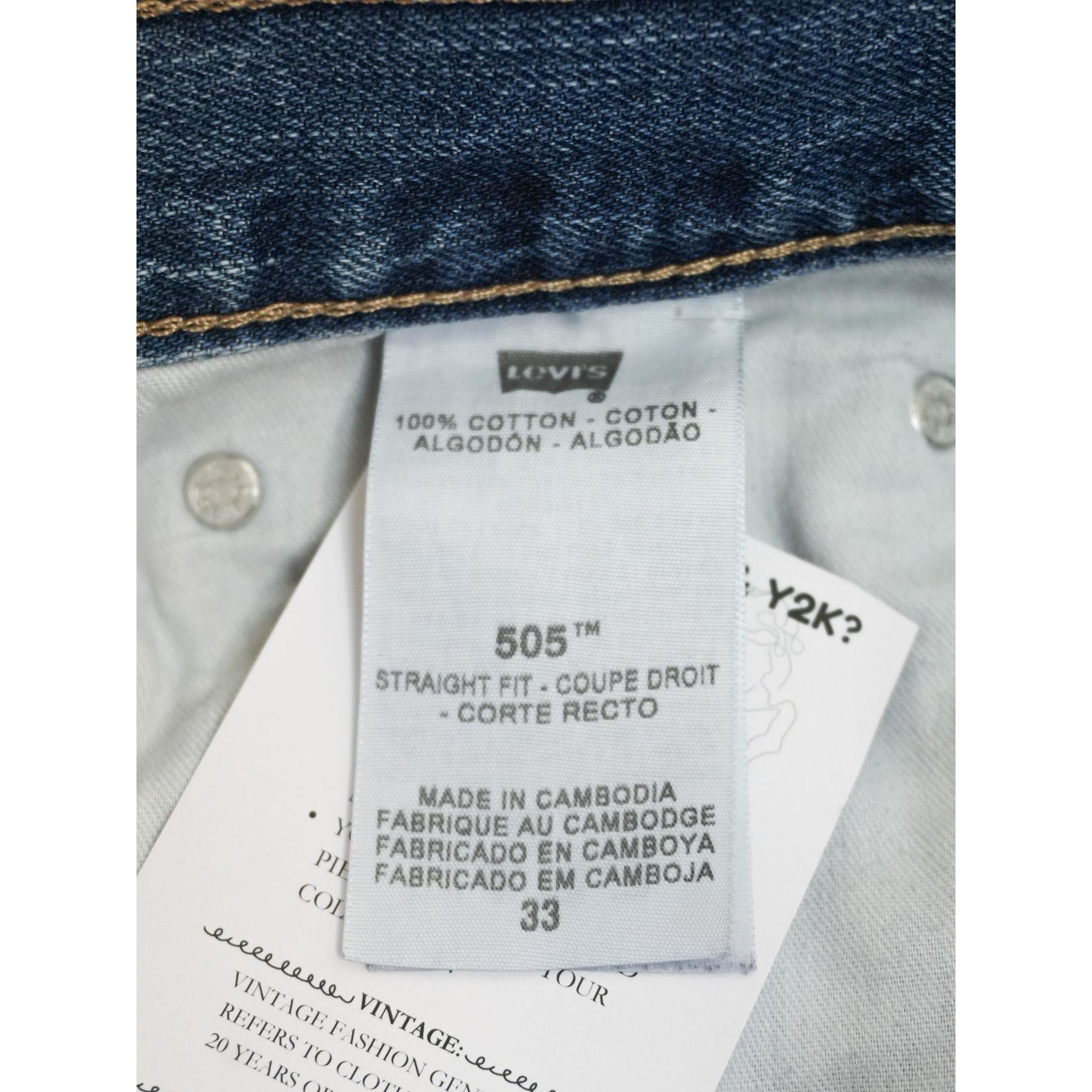 Levi's Levis 505 Denim Jorts Size 32" / US 10 / IT 46 - 5 Thumbnail