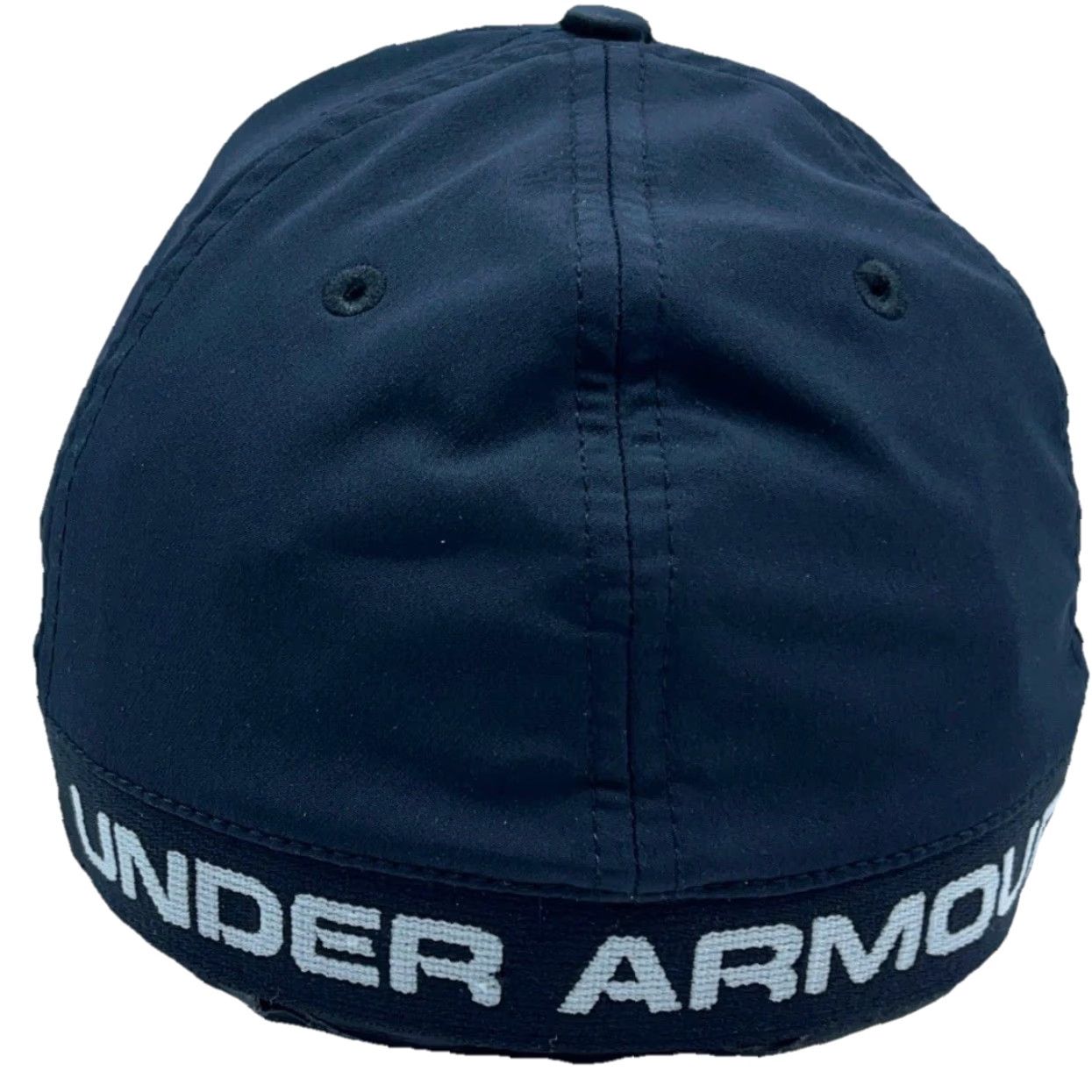 Under Armour Under Armour Hat Cap Stretch Fit XL Black White Golf Lightweight Performance Mens Size ONE SIZE - 2 Thumbnail