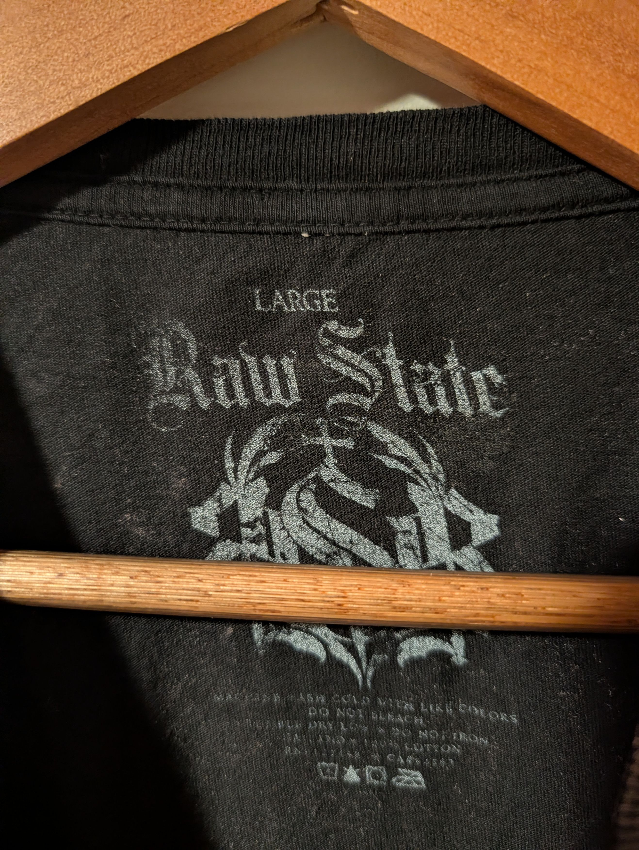 Raw State Vintage Raw State Redemption Winged Lions T-Shirt Y2K Gothic Size US L / EU 52-54 / 3 - 3 Thumbnail