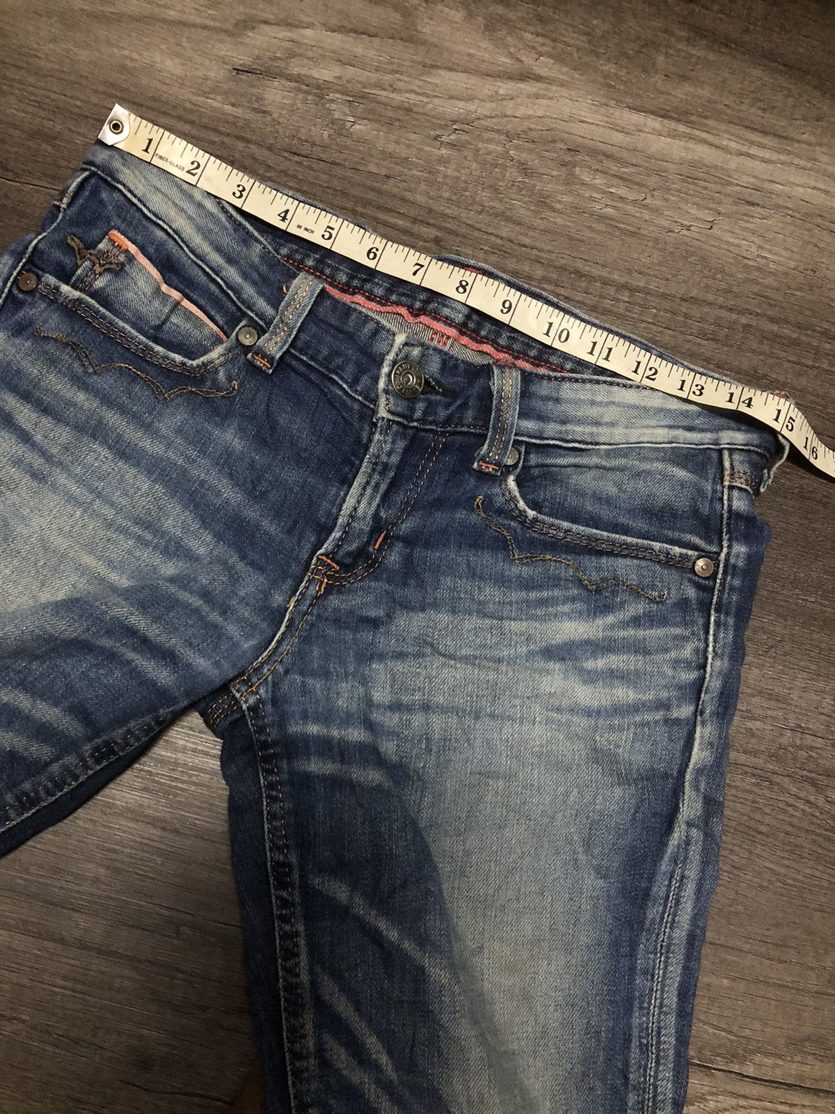 Edwin × Vintage VINTAGE EDWIN BLUE TRIP SELVEDGE DENIM Size 30" / US 8 / IT 44 - 23 Thumbnail