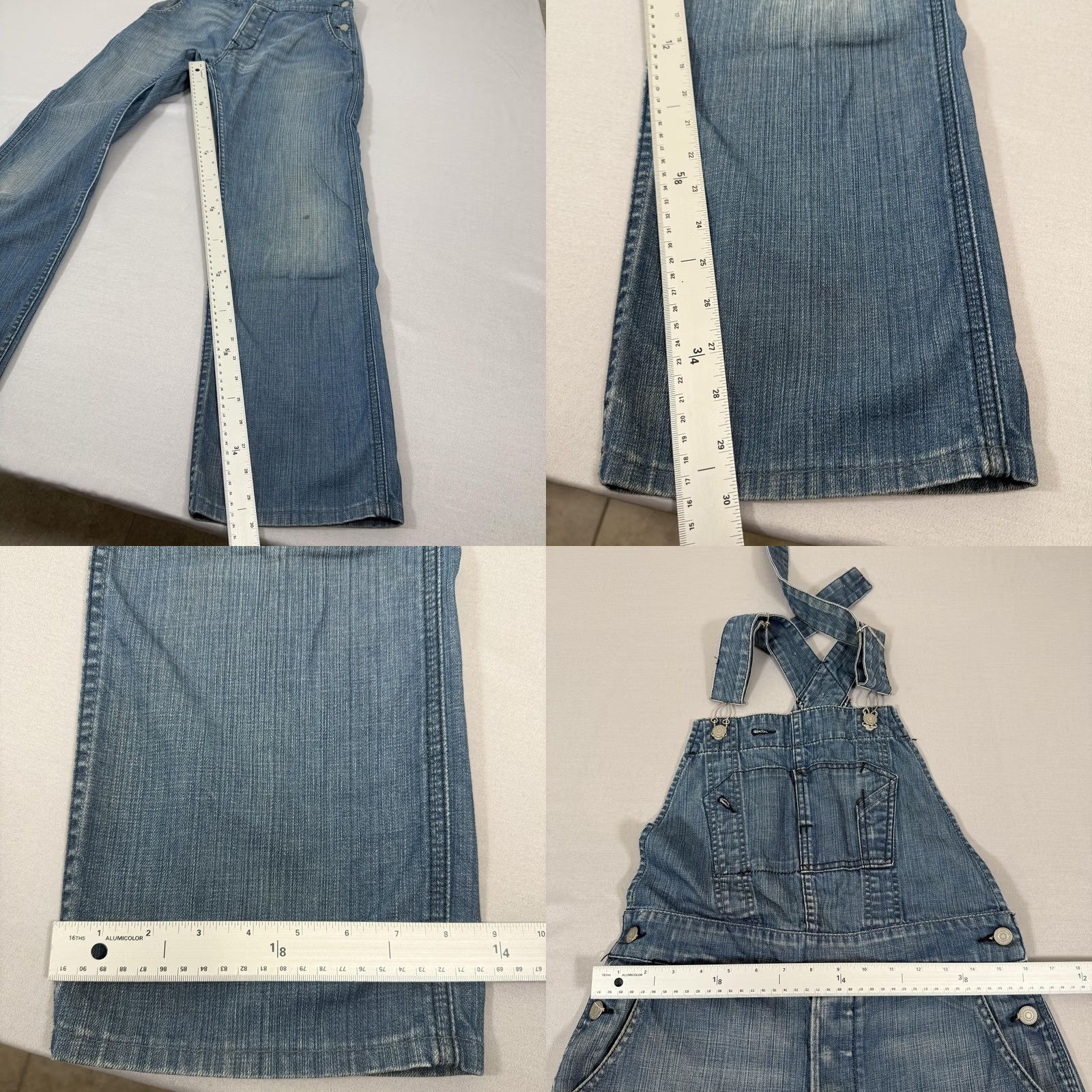 Levi's Levi'S Jeans Mens - Light Wash Denim Bib Overalls - 28x34 Inseam - Vintage, Blue Size US 28 / EU 44 - 8 Thumbnail