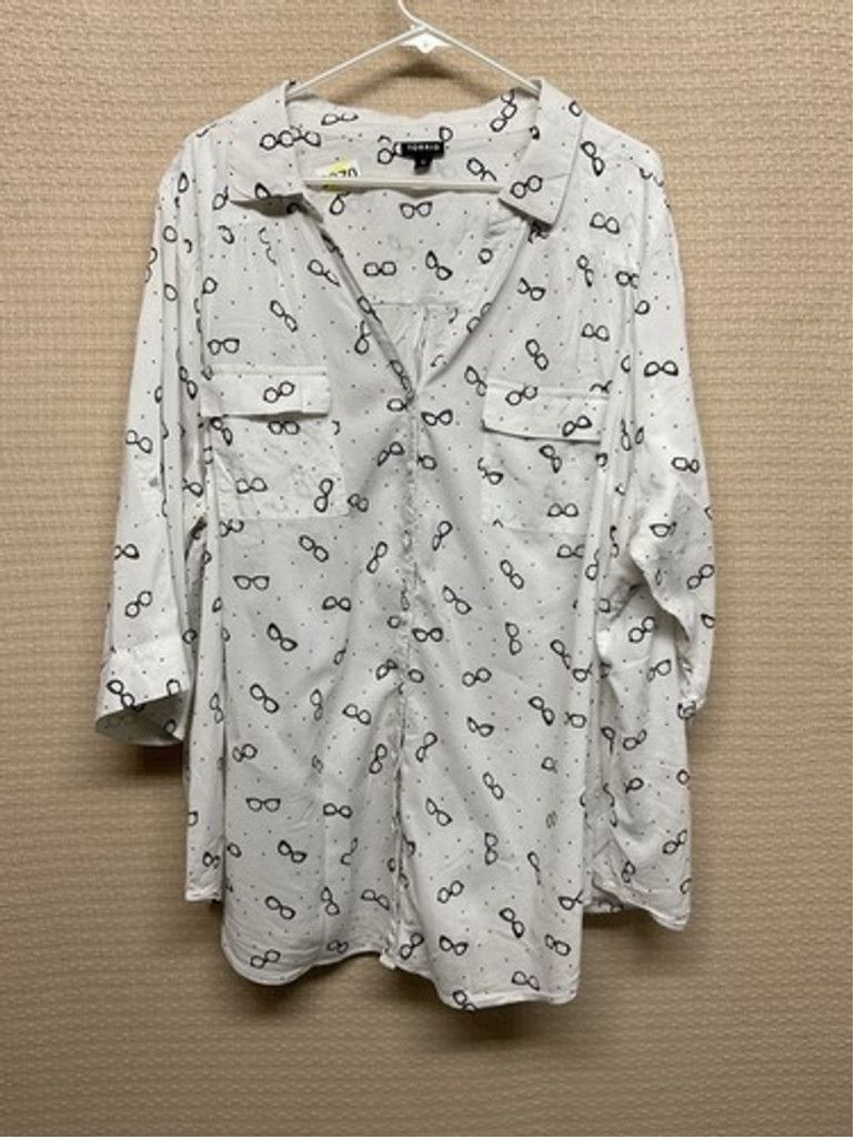 Torrid Torrid Collared Button-Up Long Sleeve Shirt Women 4X Size ONE SIZE - 6 Thumbnail