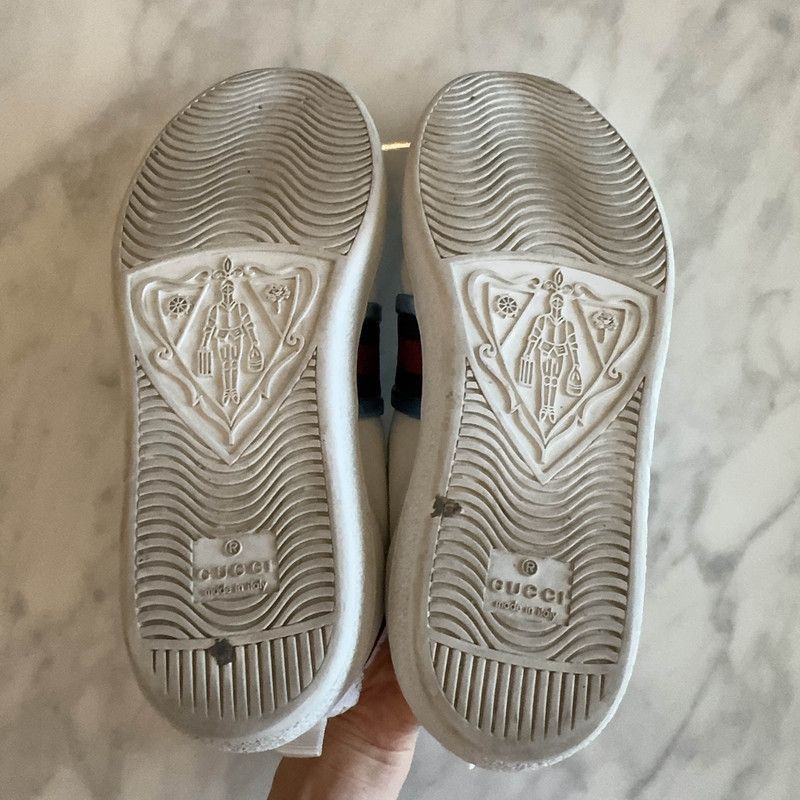 Gucci Gucci Stylish White Sneakers with Lace Detail -2508 Size US 5.5 / EU 38 - 4 Thumbnail
