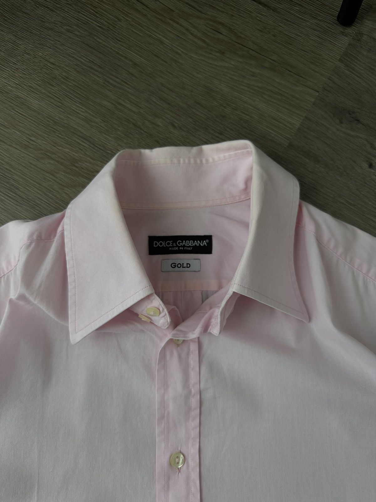 Dolce & Gabbana Vintage Dolce Gabbana Pink Big Logo Shirt Size US M / EU 48-50 / 2 - 6 Thumbnail