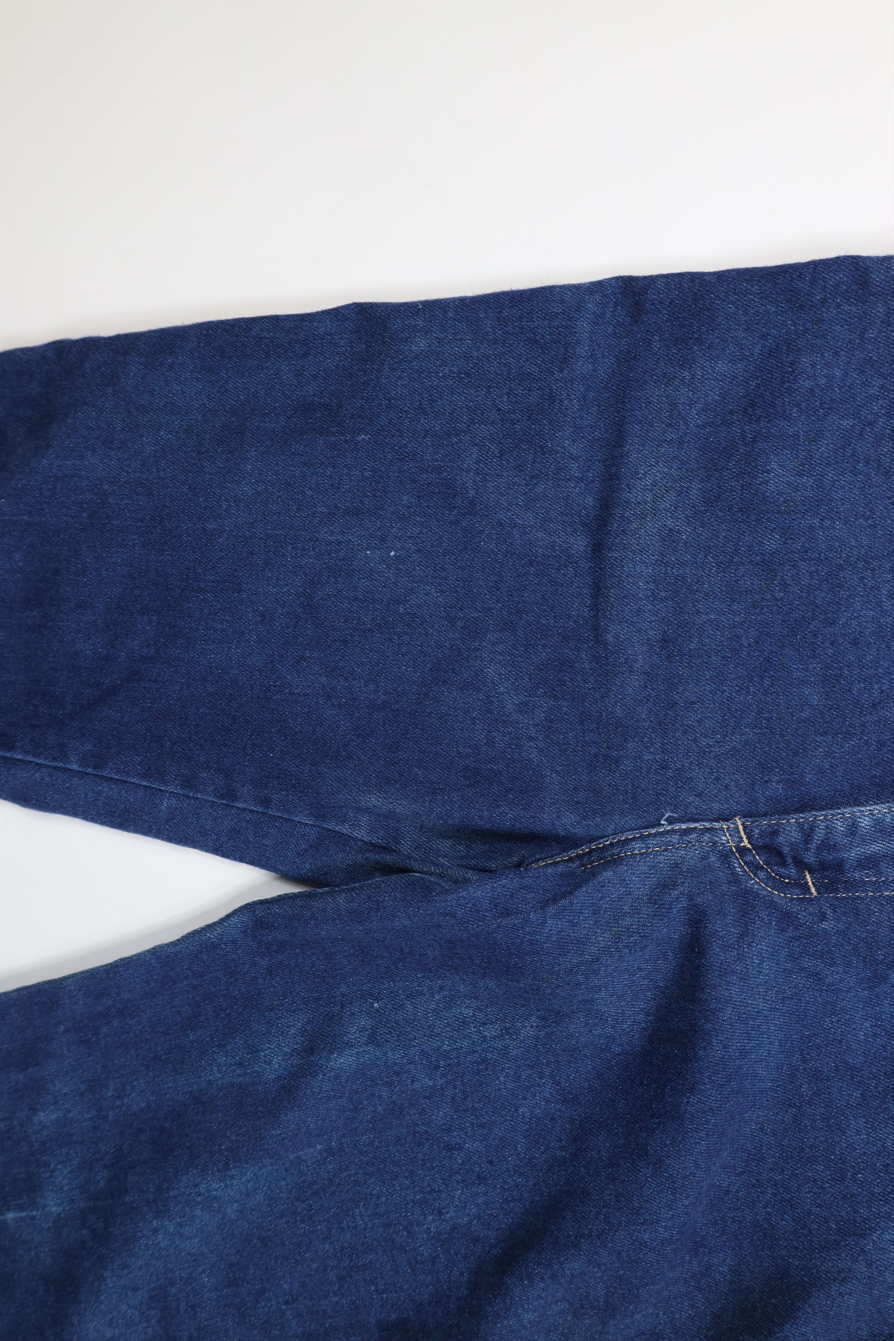 Vintage Vintage 70s Streetwear Tapered Leg Denim Jeans Blue USA Size 32" / US 10 / IT 46 - 7 Thumbnail