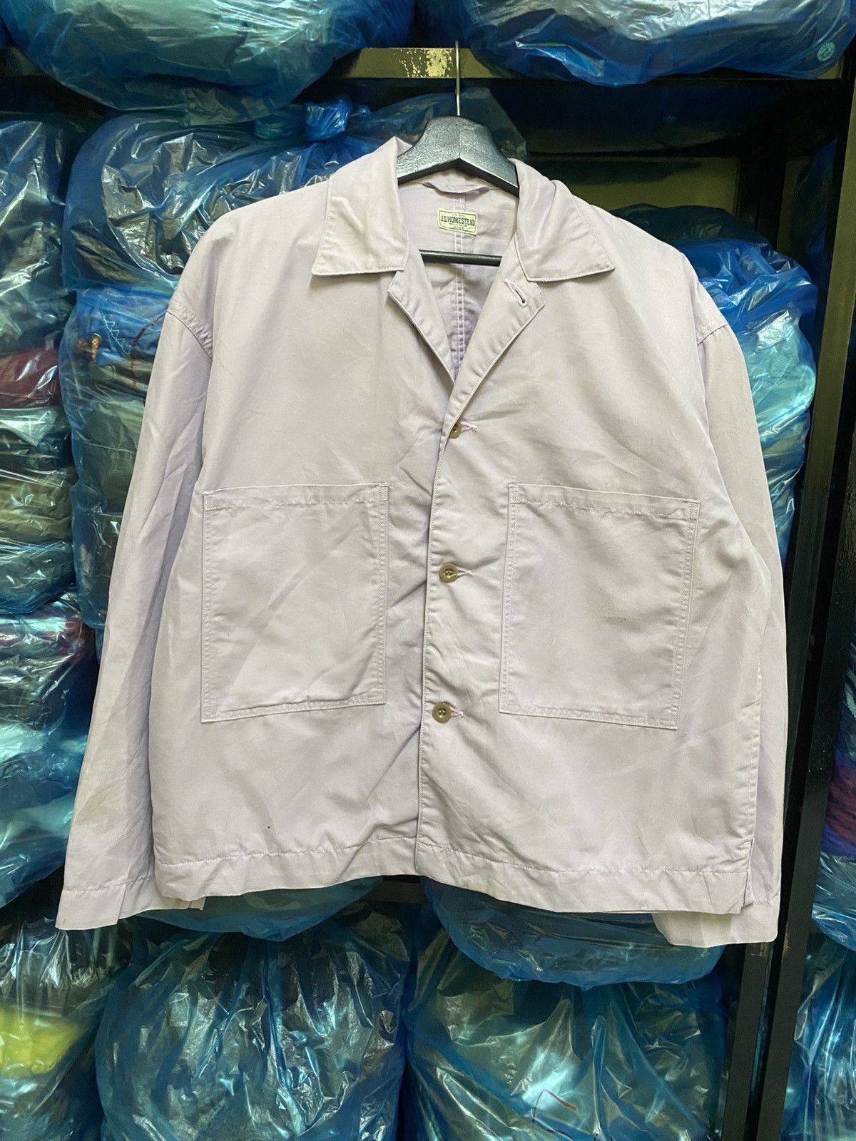 J.S. Homestead VINTAGE JS HOMESTEAD DUSTY PURPLE WORKER JACKET Size L / US 10 / IT 46 - 1 Thumbnail